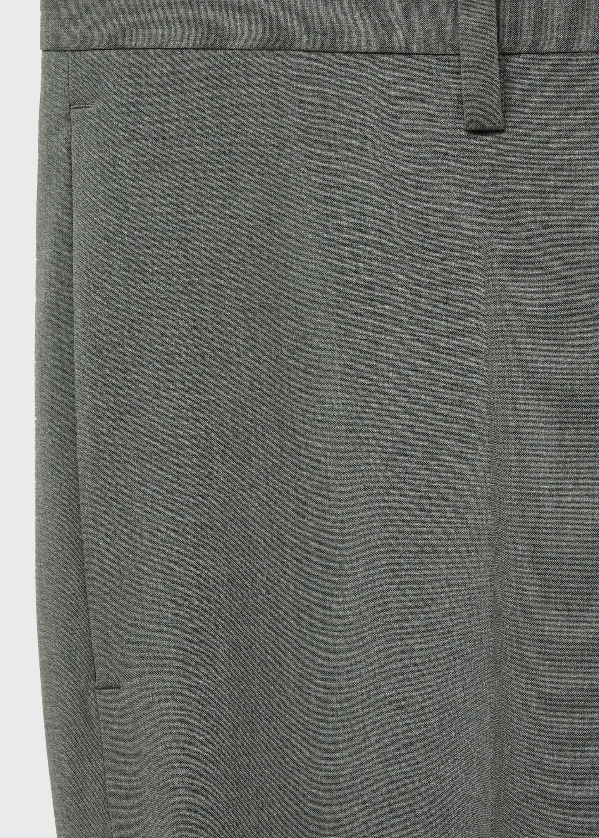 Super slim fit hlače za odijelo od rastezljive tkanine - Detalji artikla 0, Zelena. Ref: 87015929-00.