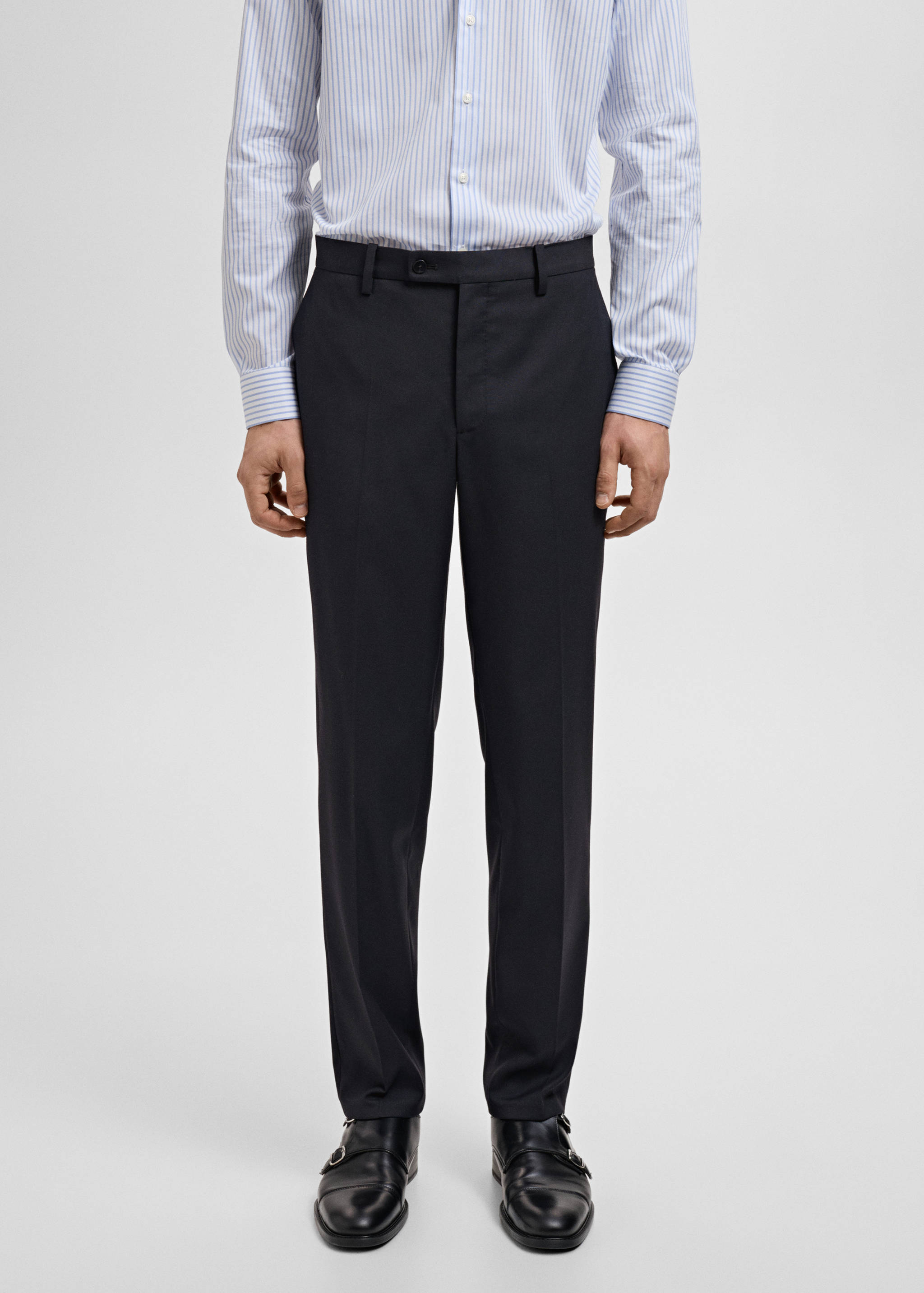 Pantalón traje Mónaco slim fit - Plano medio