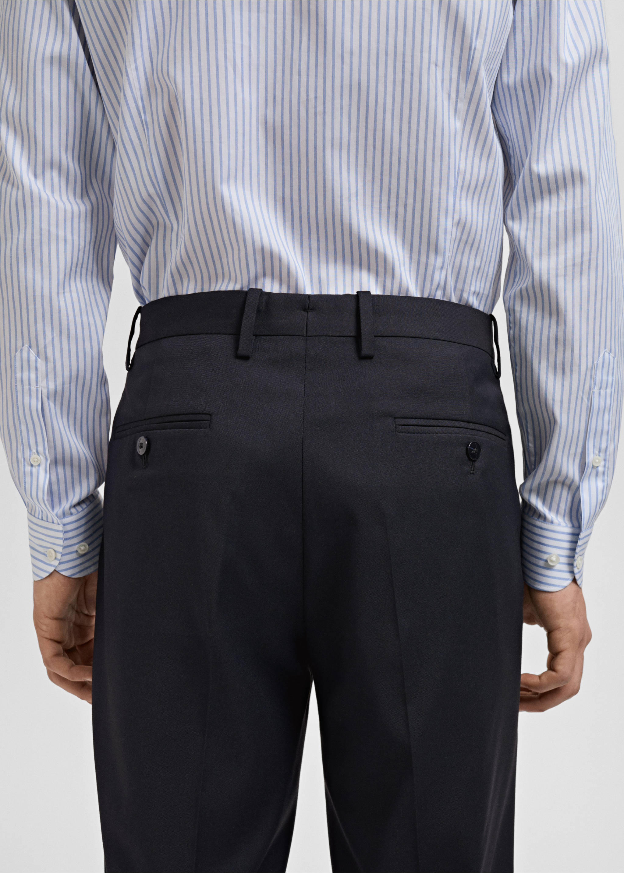 Monaco slim fit öltönynadrág - A termék adatai 6, Sötétkék. Ref: 87015935-00.