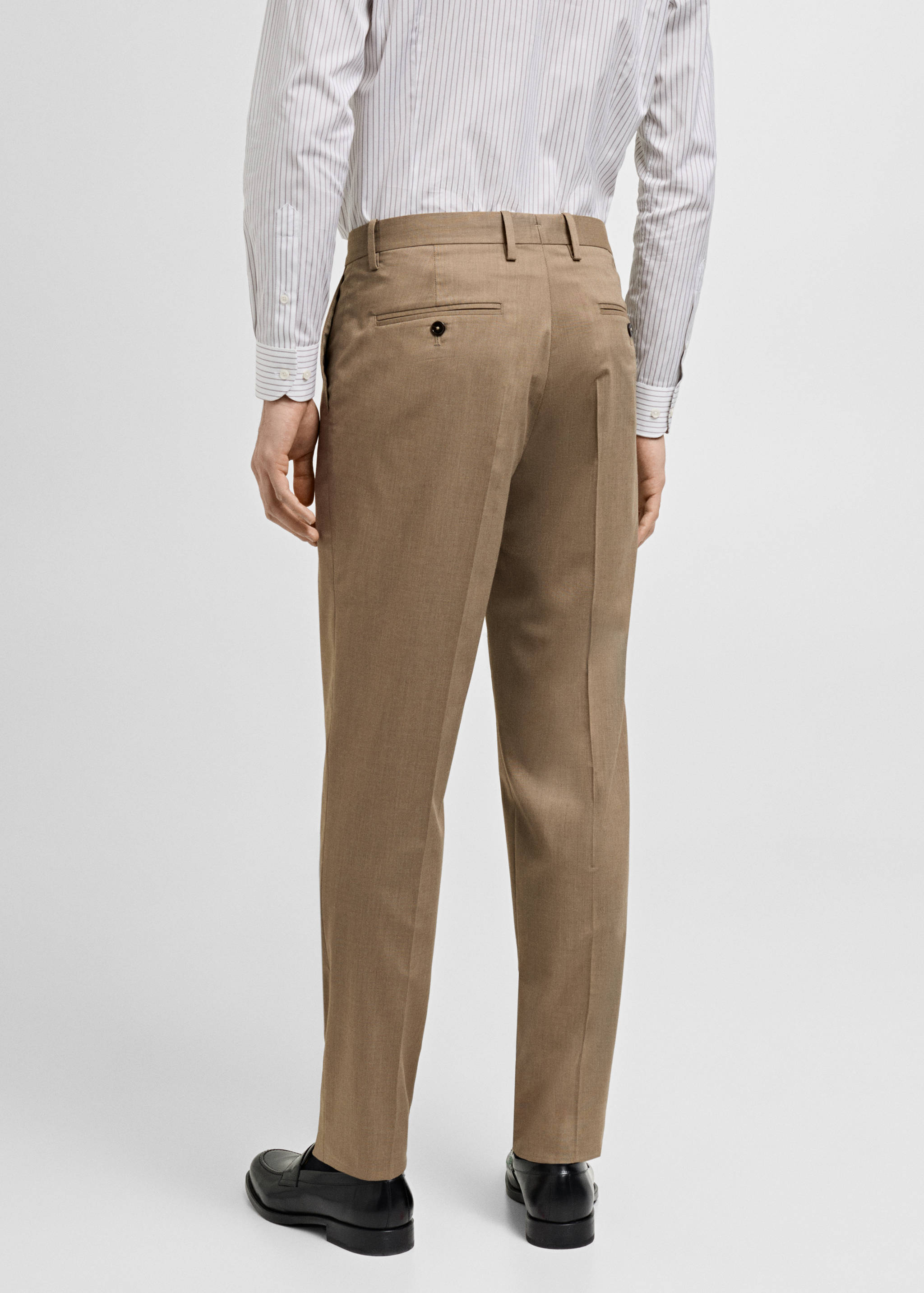 Monaco slim-fit suit trousers - Reverse of the article