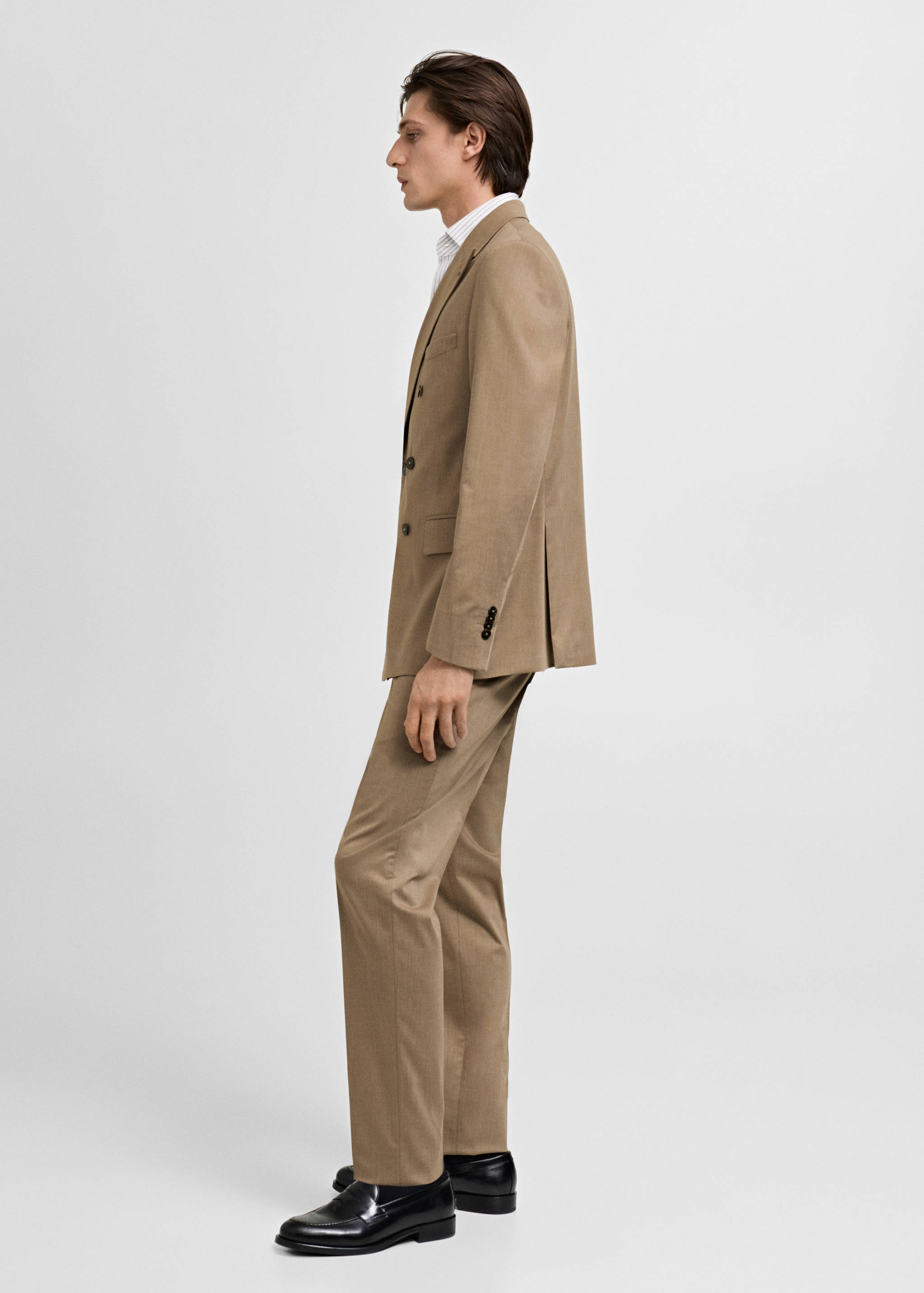 Monaco slim-fit suit trousers - Details of the article 2