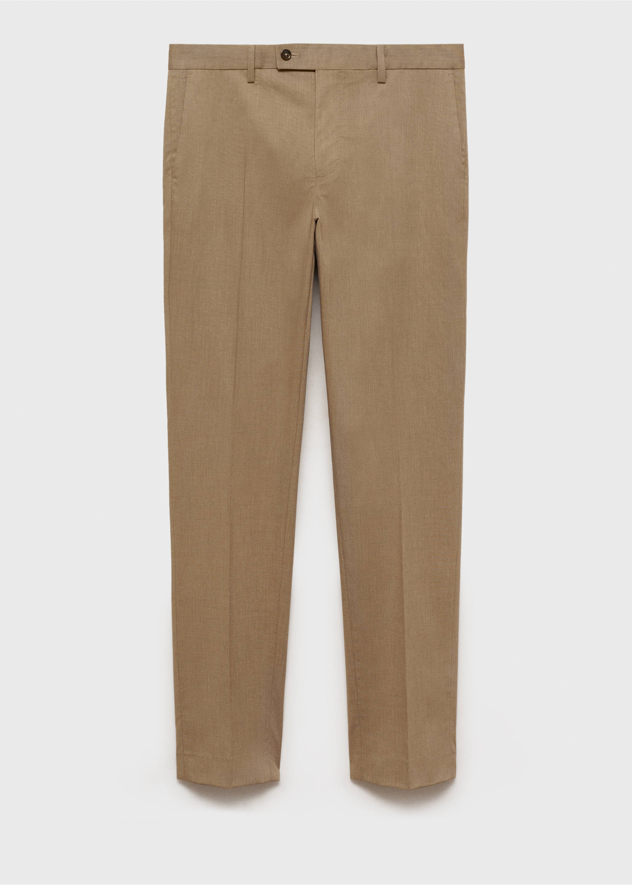 Monaco slim-fit suit trousers - Article without model, Medium Brown. Ref: 87015936-00.