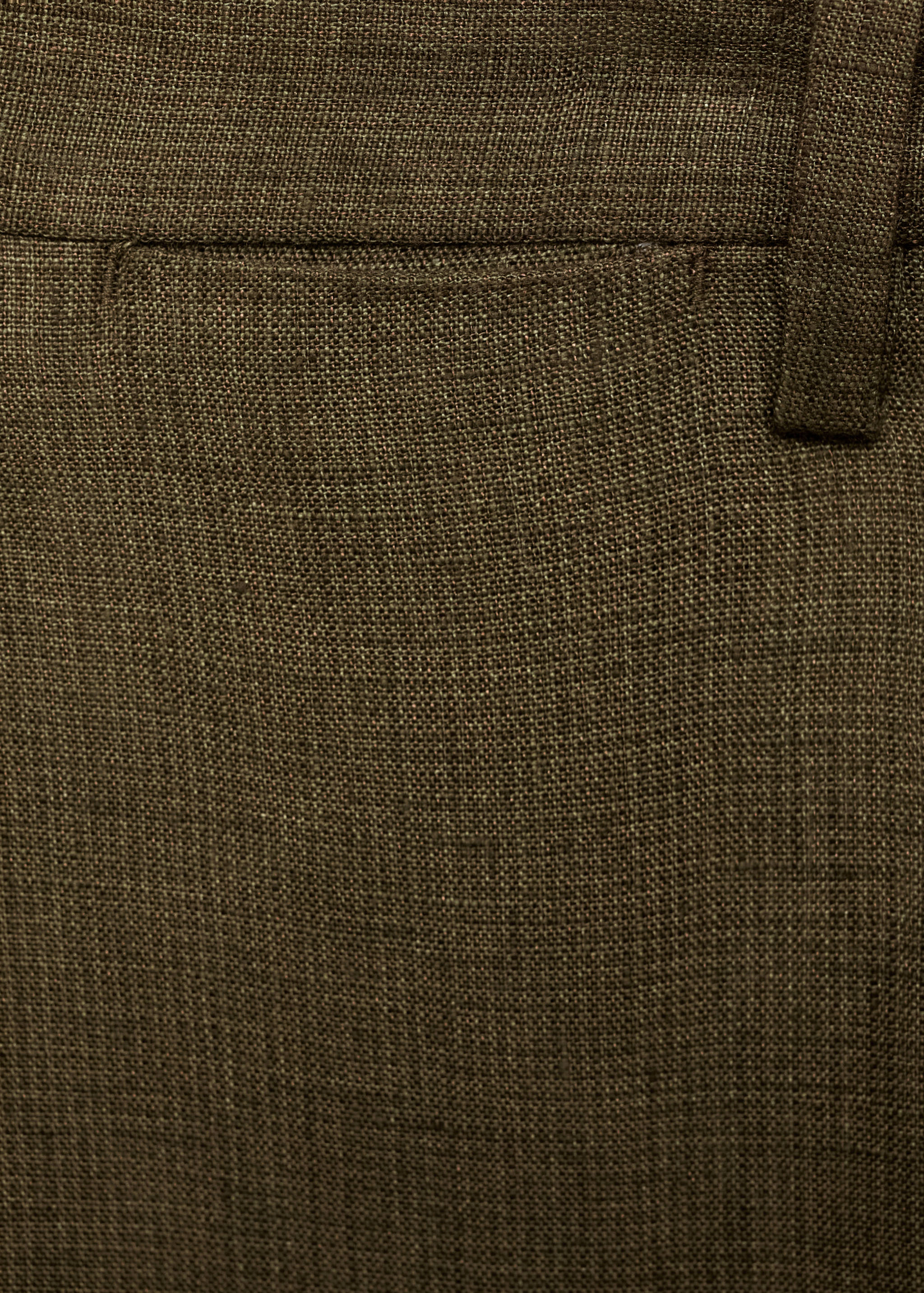 Amalfi 100% linen slim-fit suit trousers - Details of the article 8