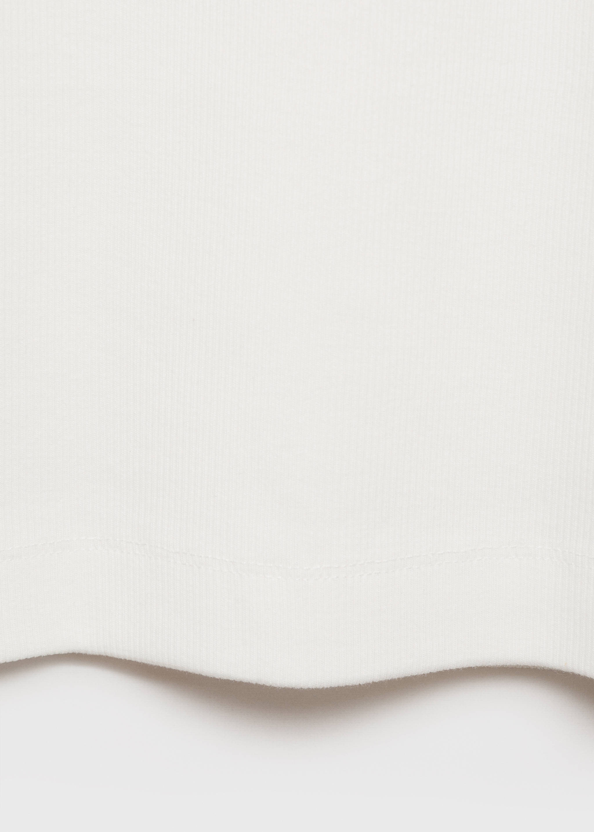 Slim-fit ribbed tank top - Details of the article 0