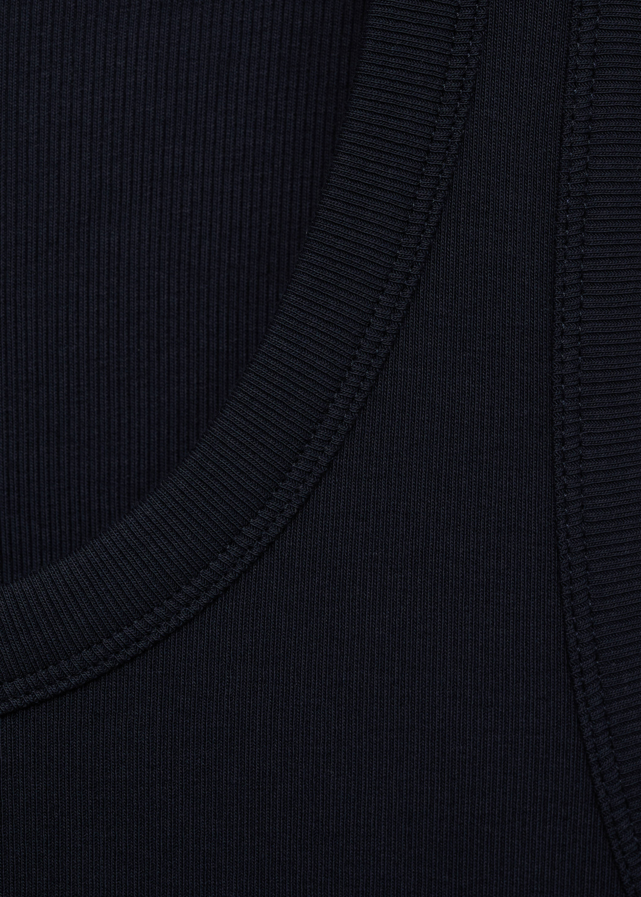 Slim-fit ribbed tank top - Details of the article 8