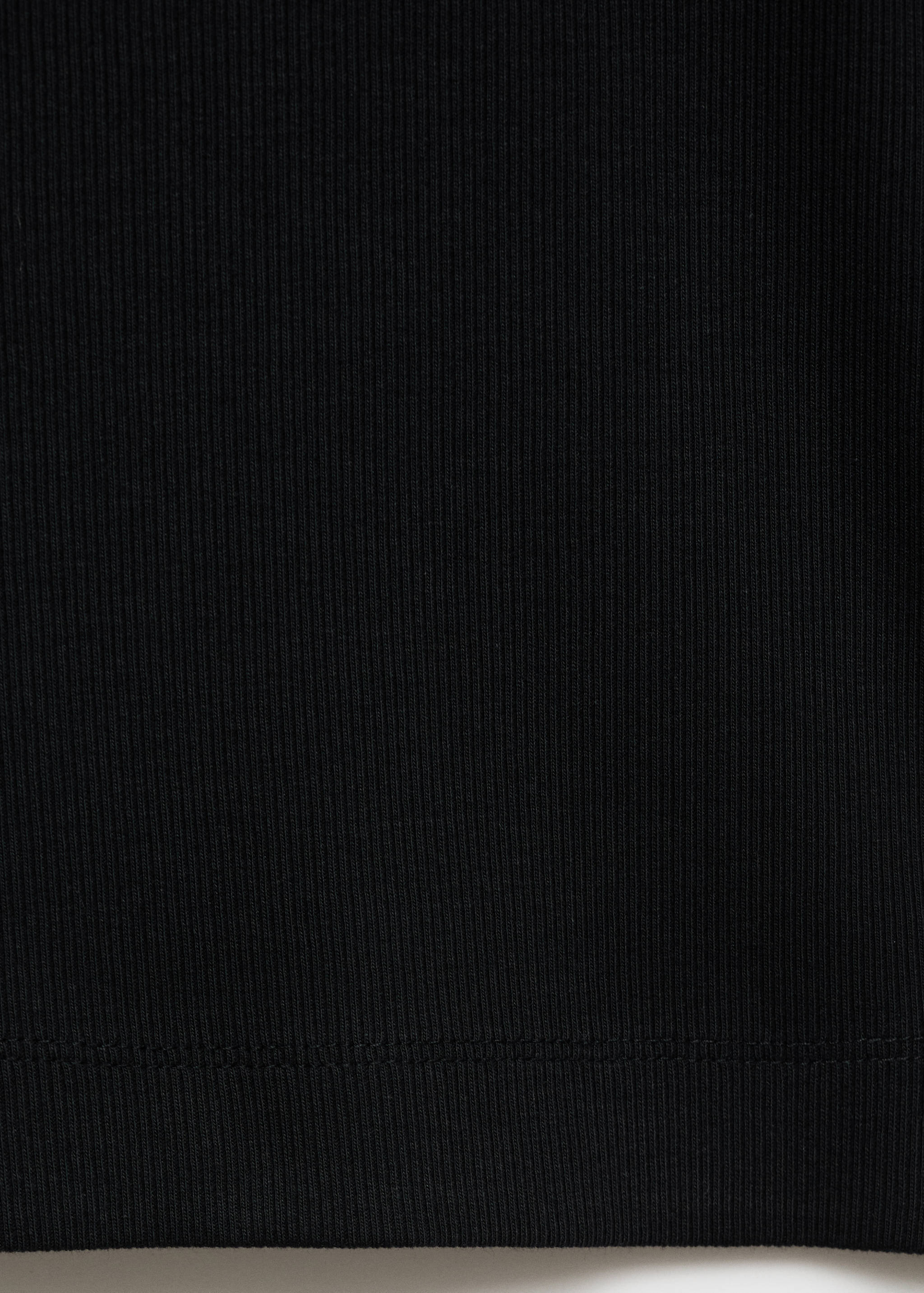 Slim-fit ribbed tank top - Details of the article 0