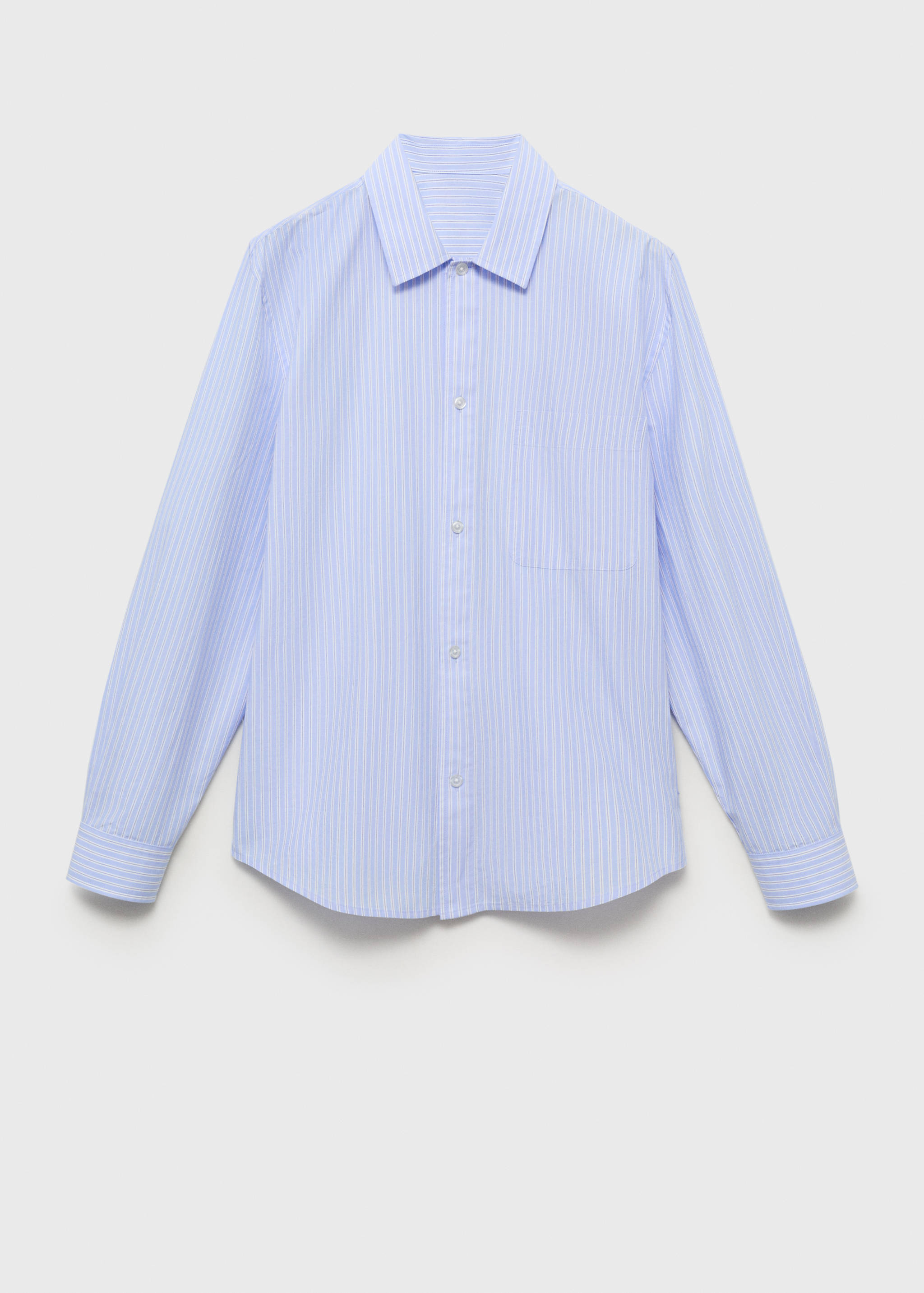 100% cotton regular-fit striped shirt - Article without model
