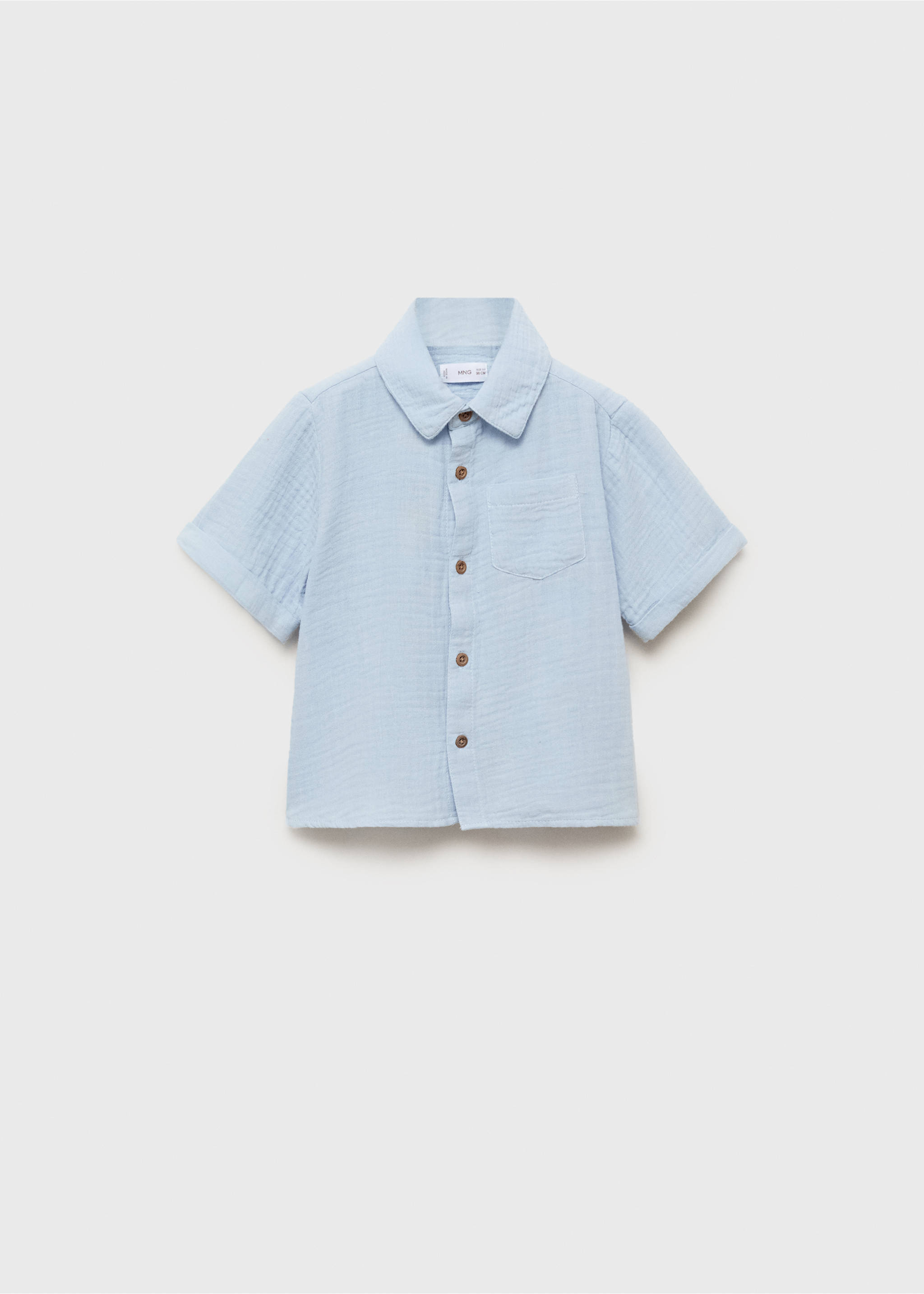 Camisa algodón bambula - Artículo sin modelo, Azul. Ref: 87015944-00.