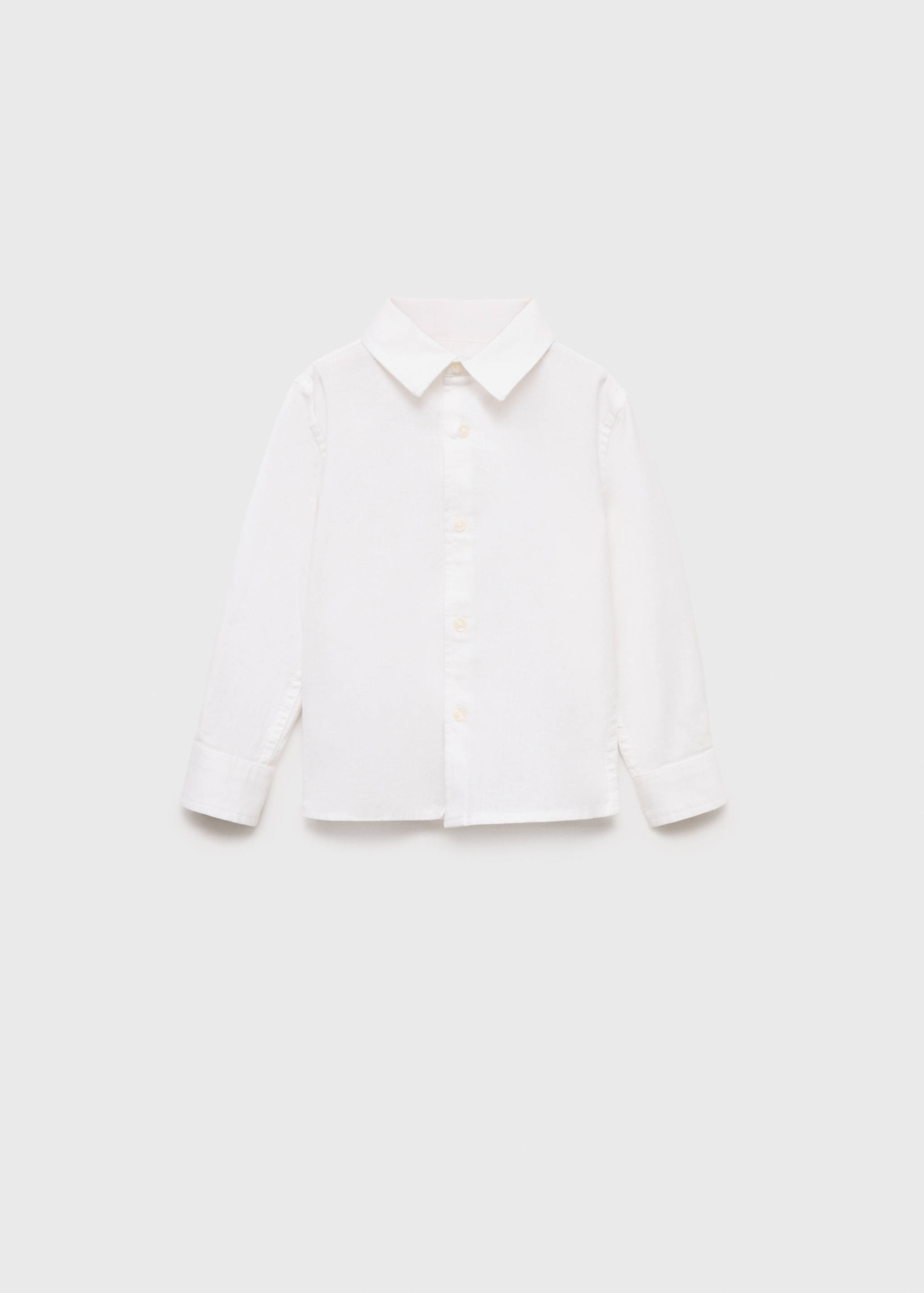 Cotton and linen shirt - Article without model