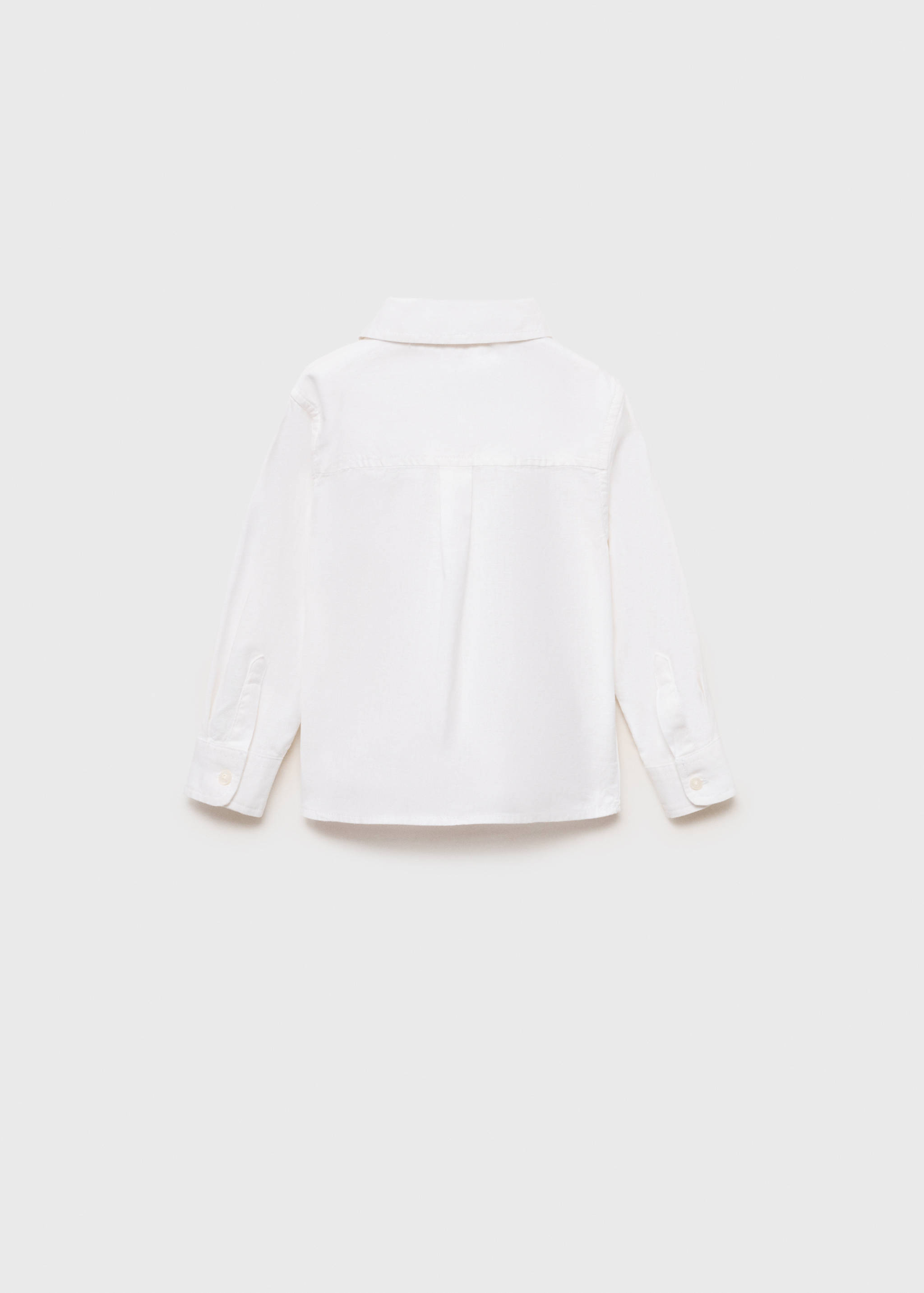 Cotton and linen shirt - Reverse of the article