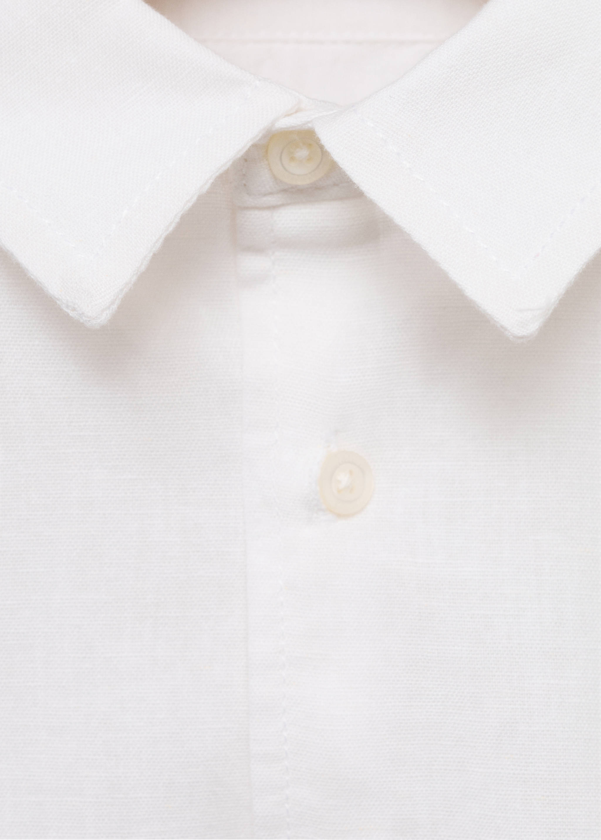 Cotton and linen shirt - Details of the article 8