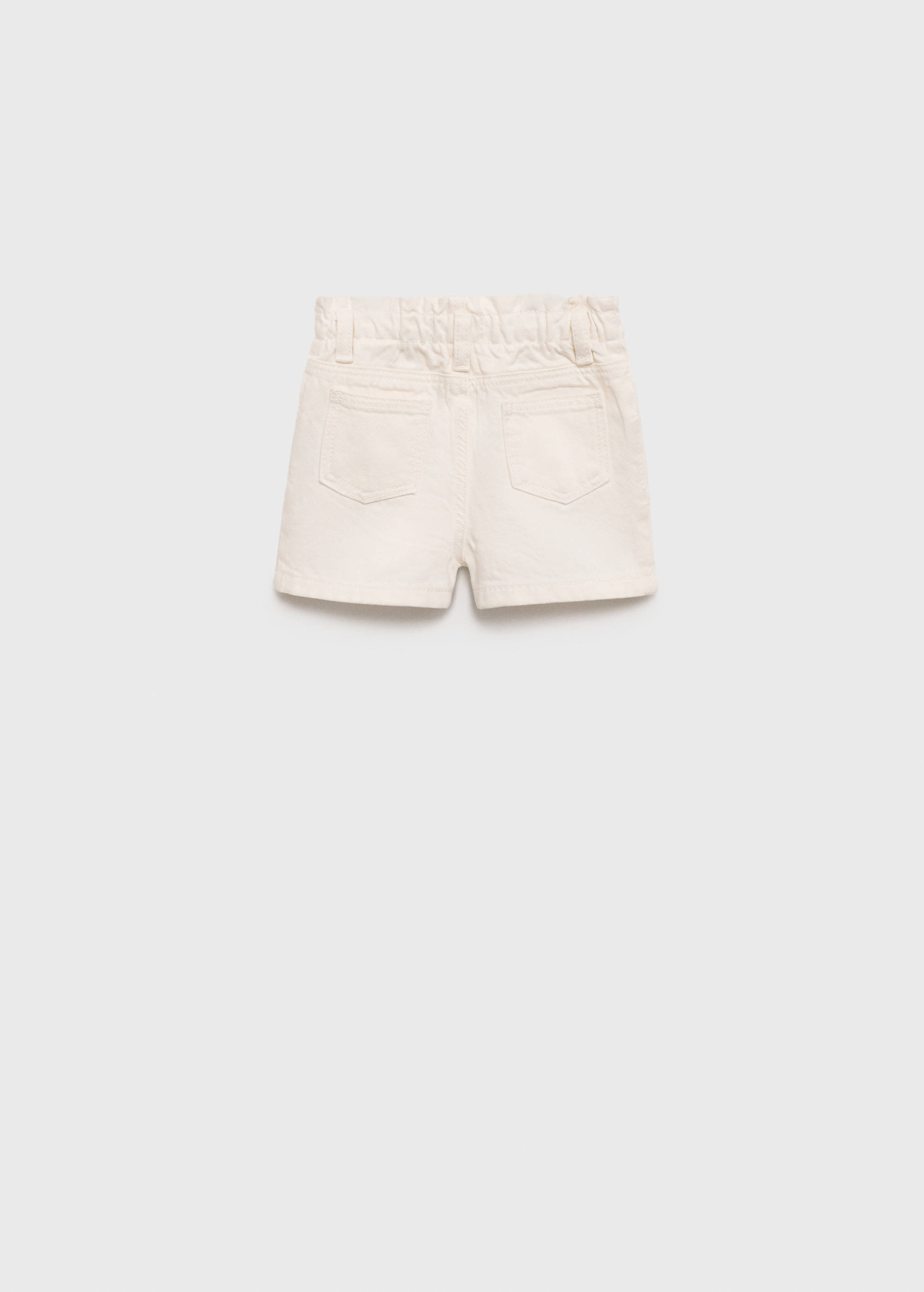 Short en jean paperbag - Verso de l’article