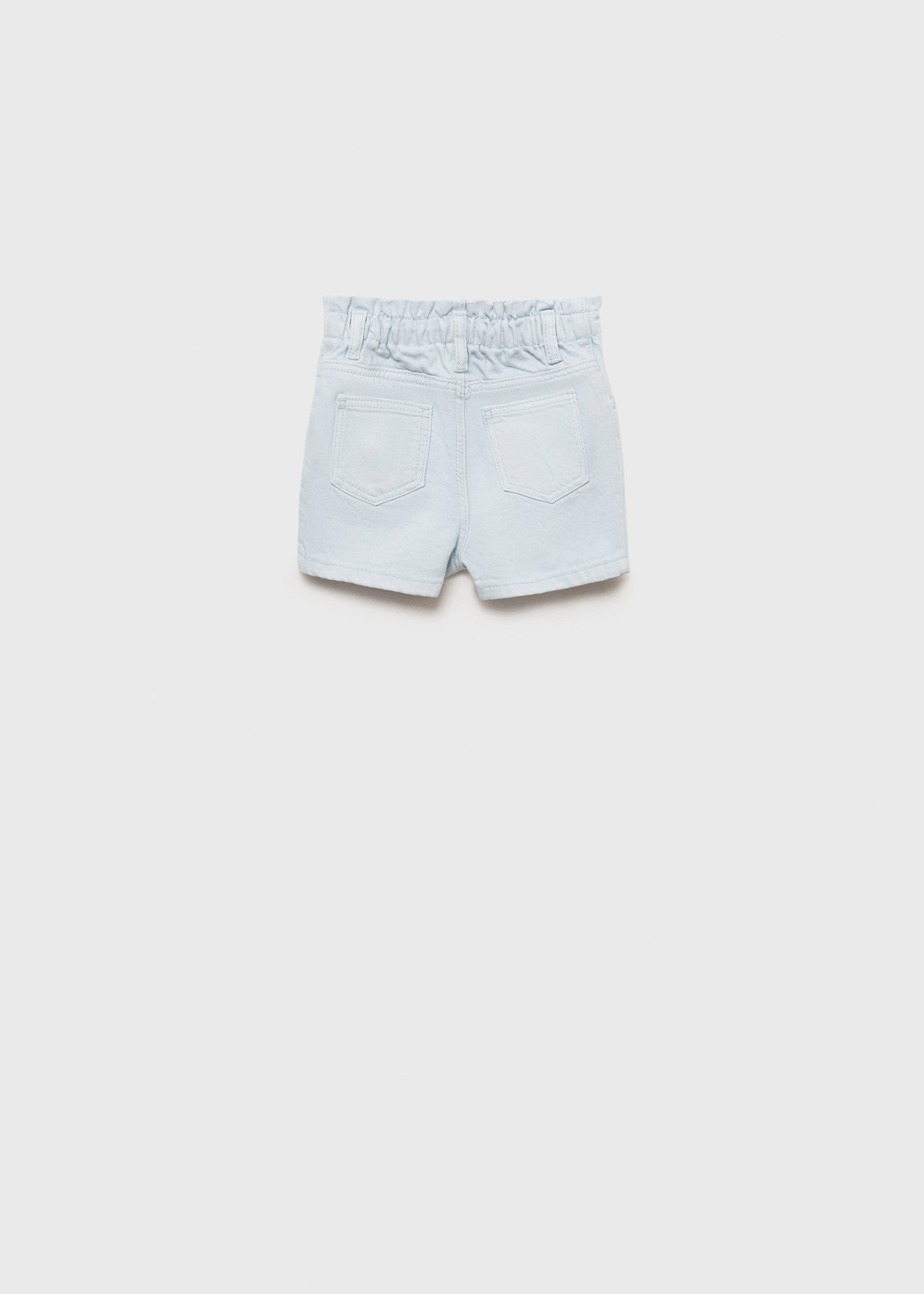 Short en jean paperbag - Verso de l’article