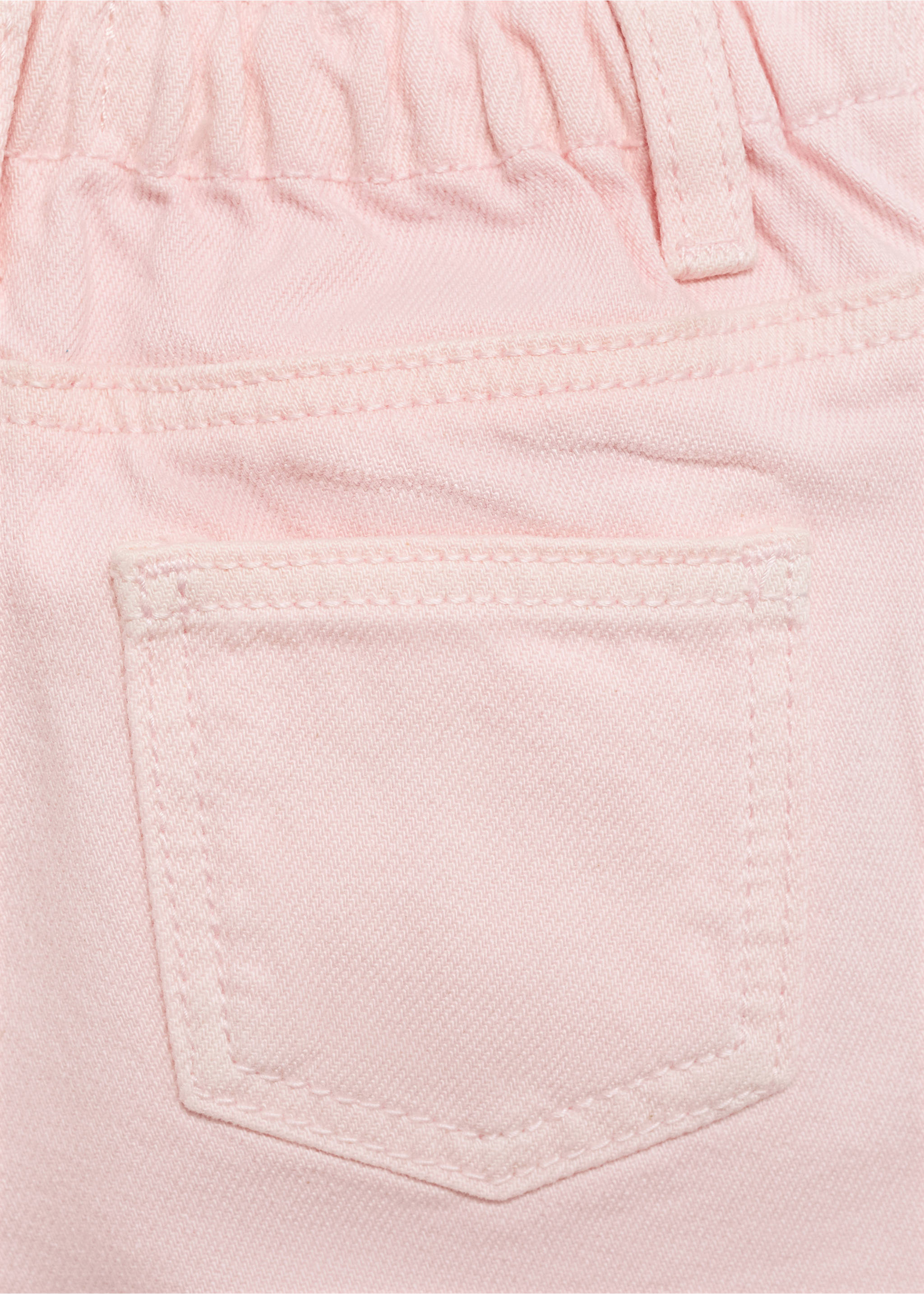 Short en jean paperbag - Détail de l'article 0, Rose. Ref: 87015948-00.