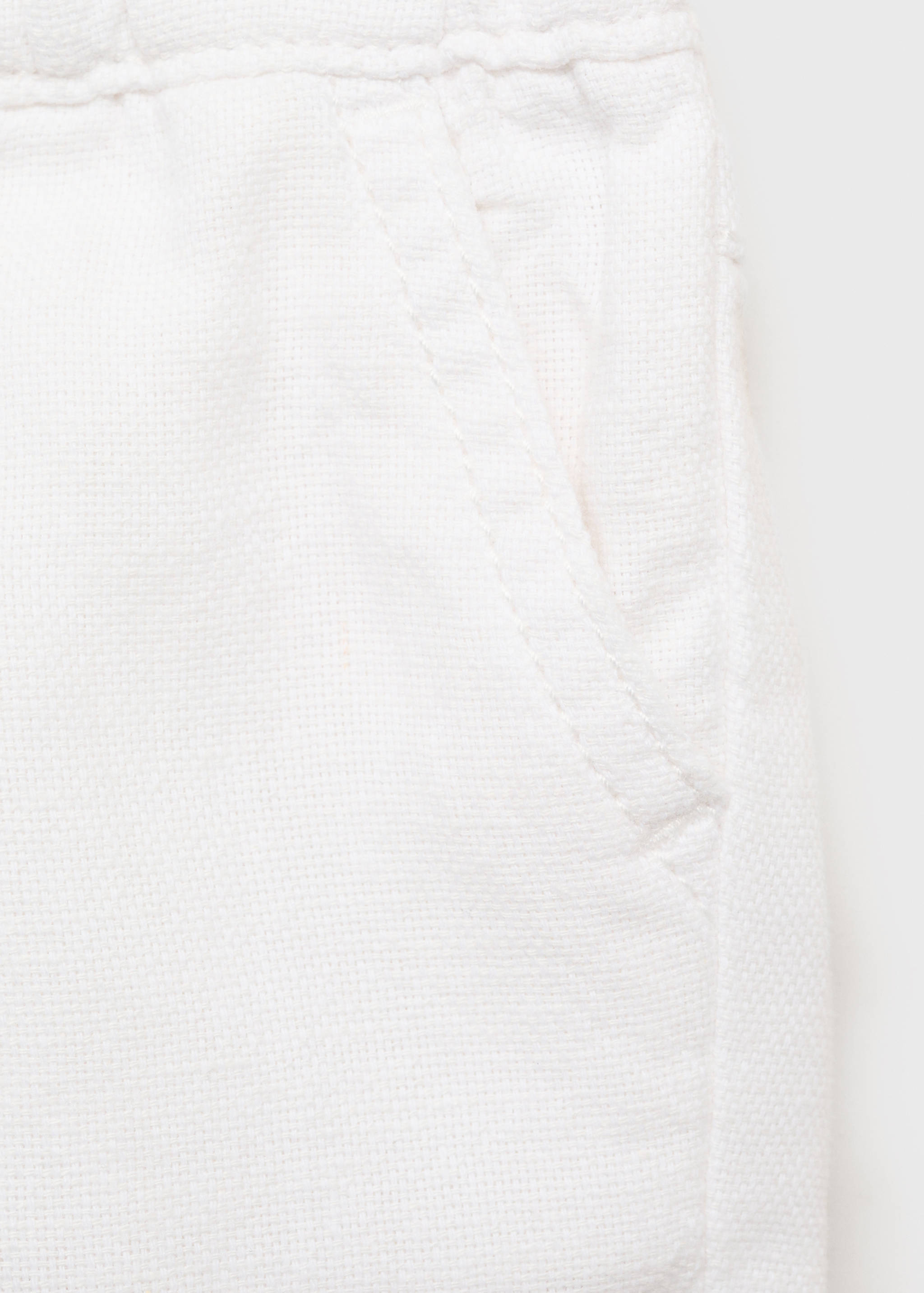Cotton linen shorts - Details of the article 0