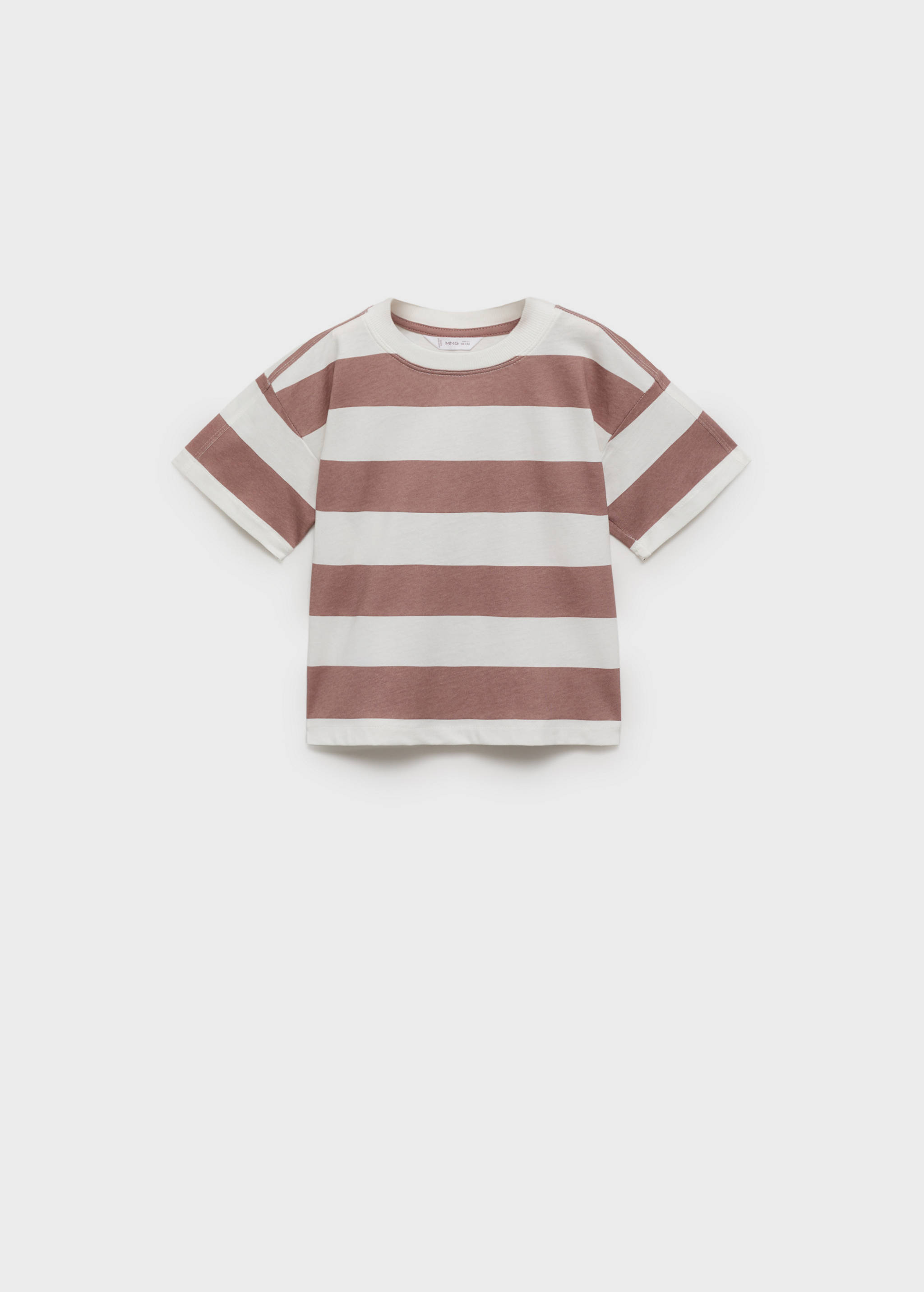 Striped cotton T-shirt - Article without model