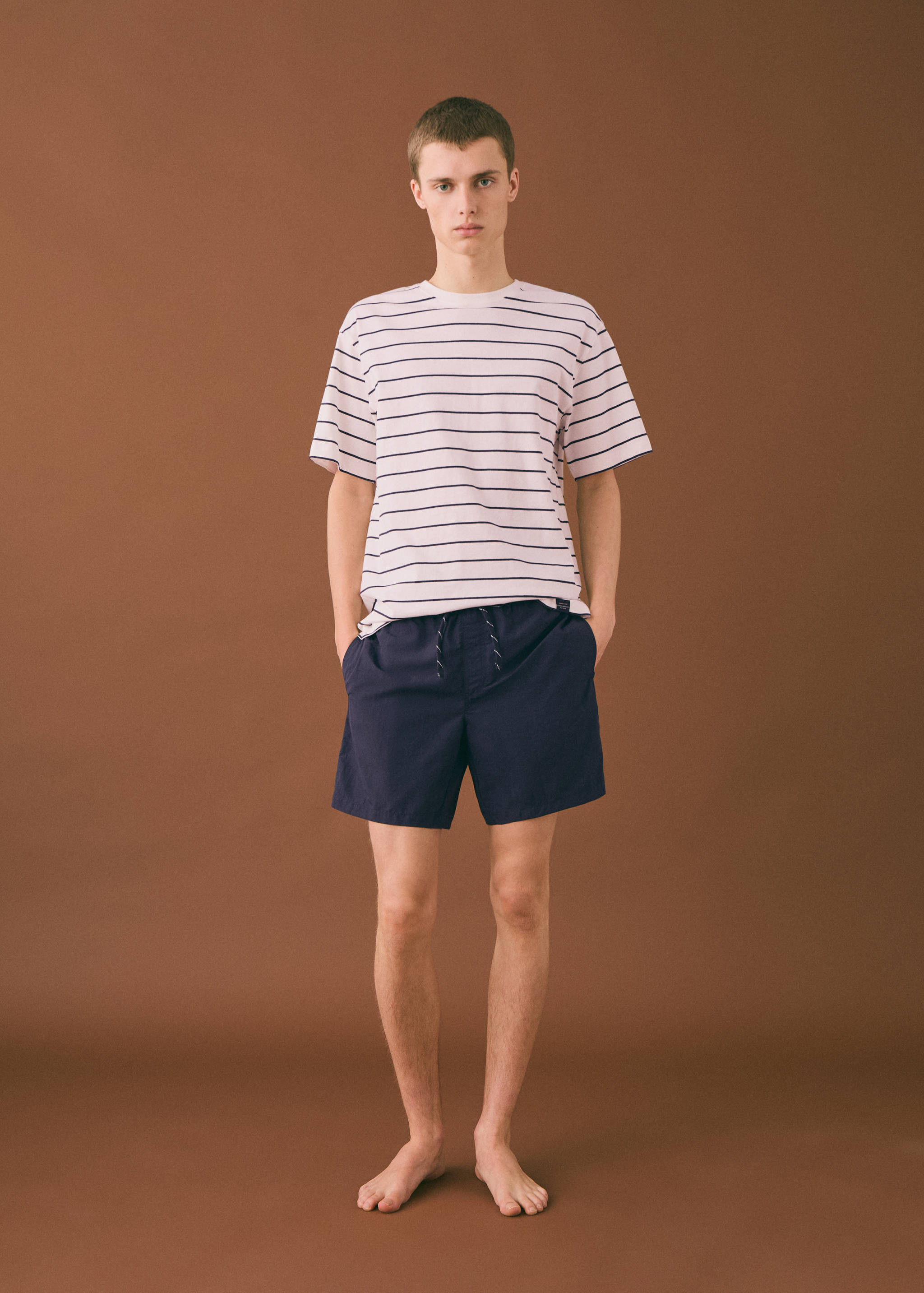 Textured lace swimsuit - Details of the article 2