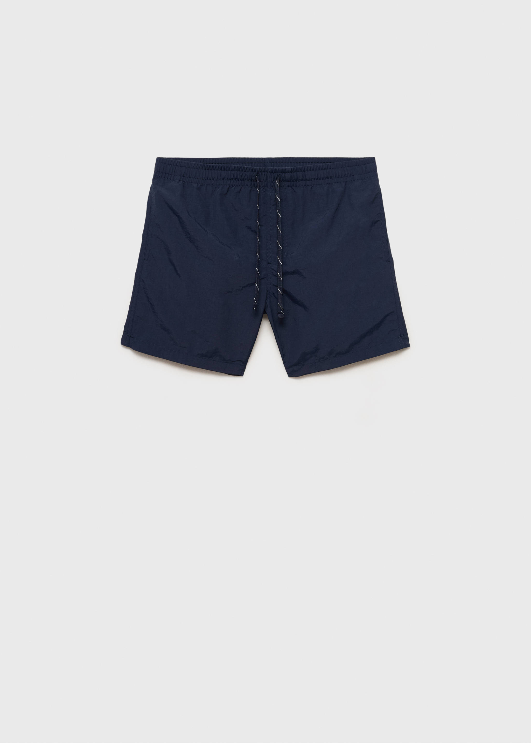 Textured lace swimsuit - Article without model, Indigo Blue. Ref: 87015955-00.