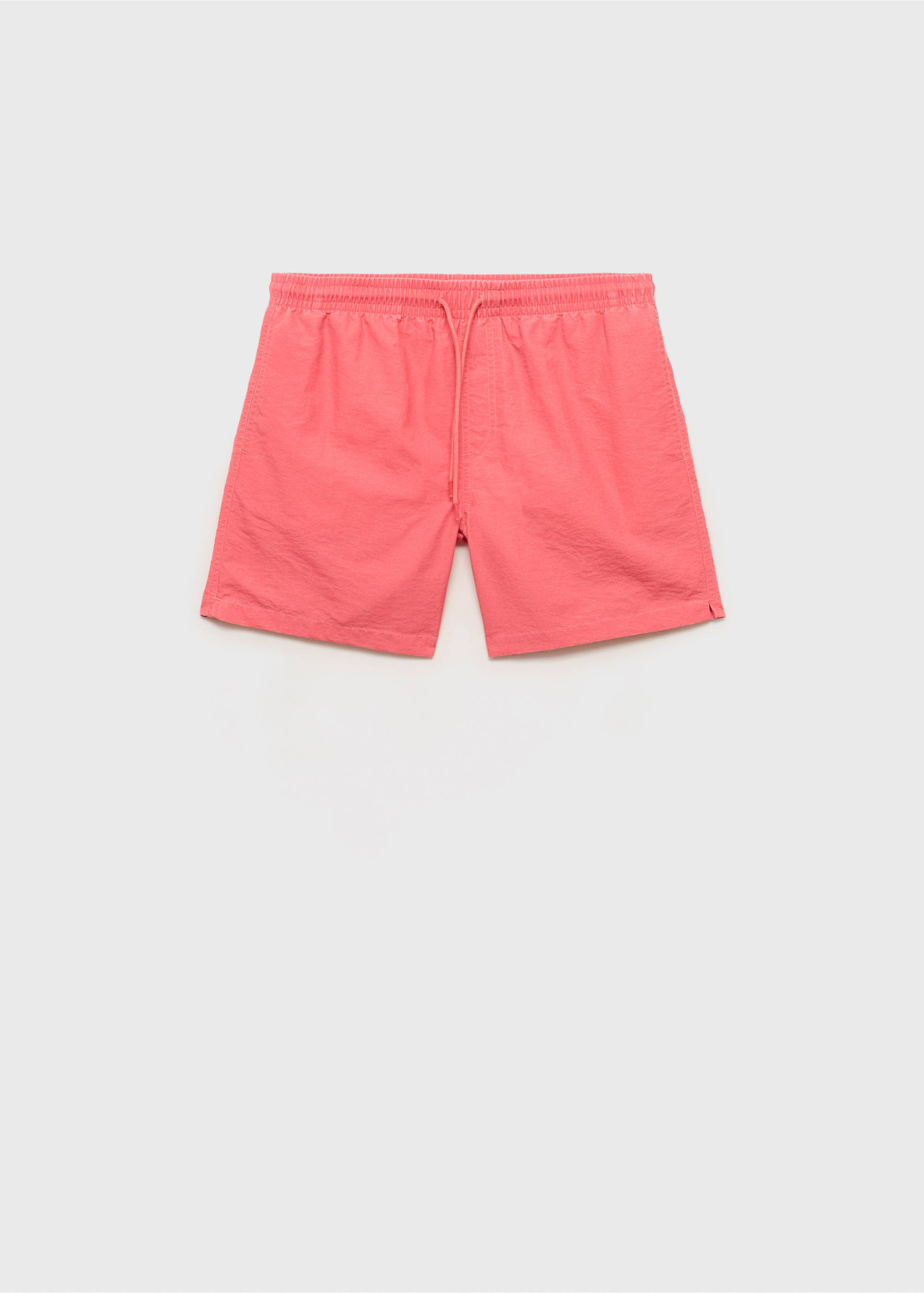 Textured lace swimsuit - Article without model, Red. Ref: 87015956-00.