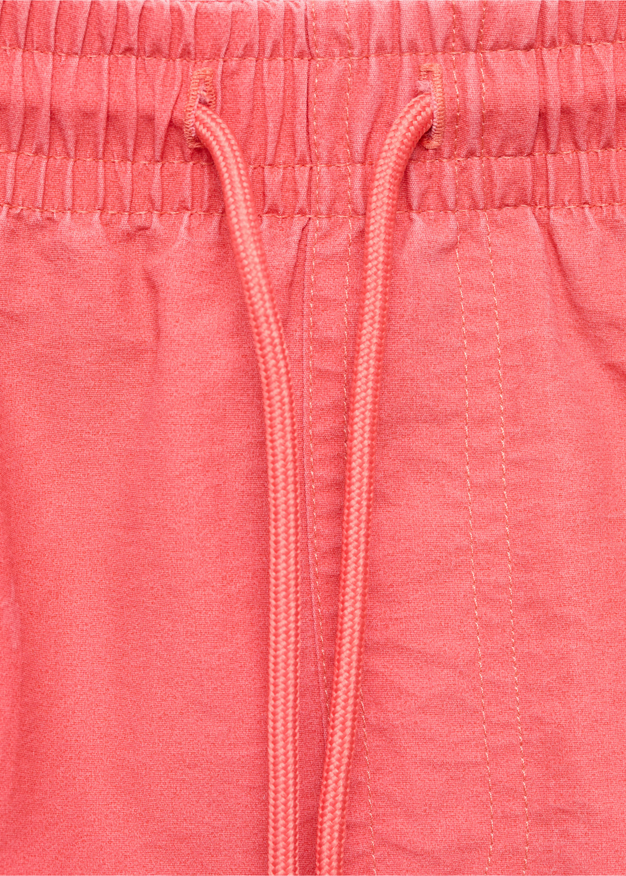 Textured lace swimsuit - Details of the article 8, Red. Ref: 87015956-00.