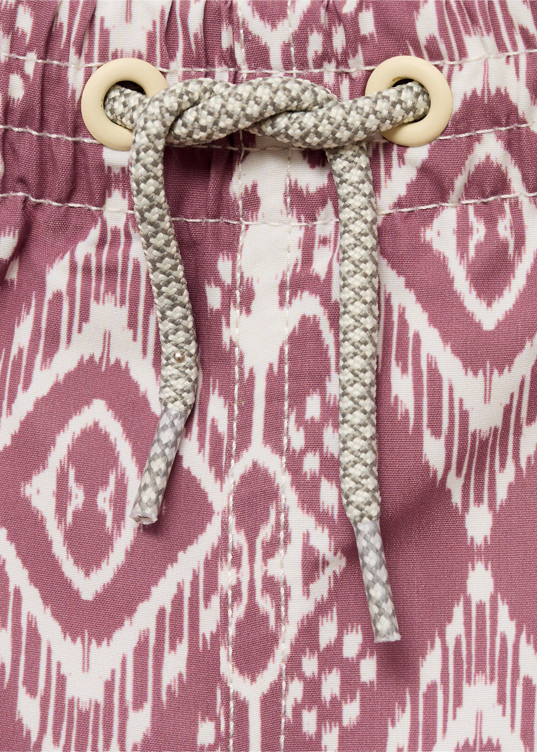 Printed swimming trunks - Details of the article 8, Wine. Ref: 87015965-00.