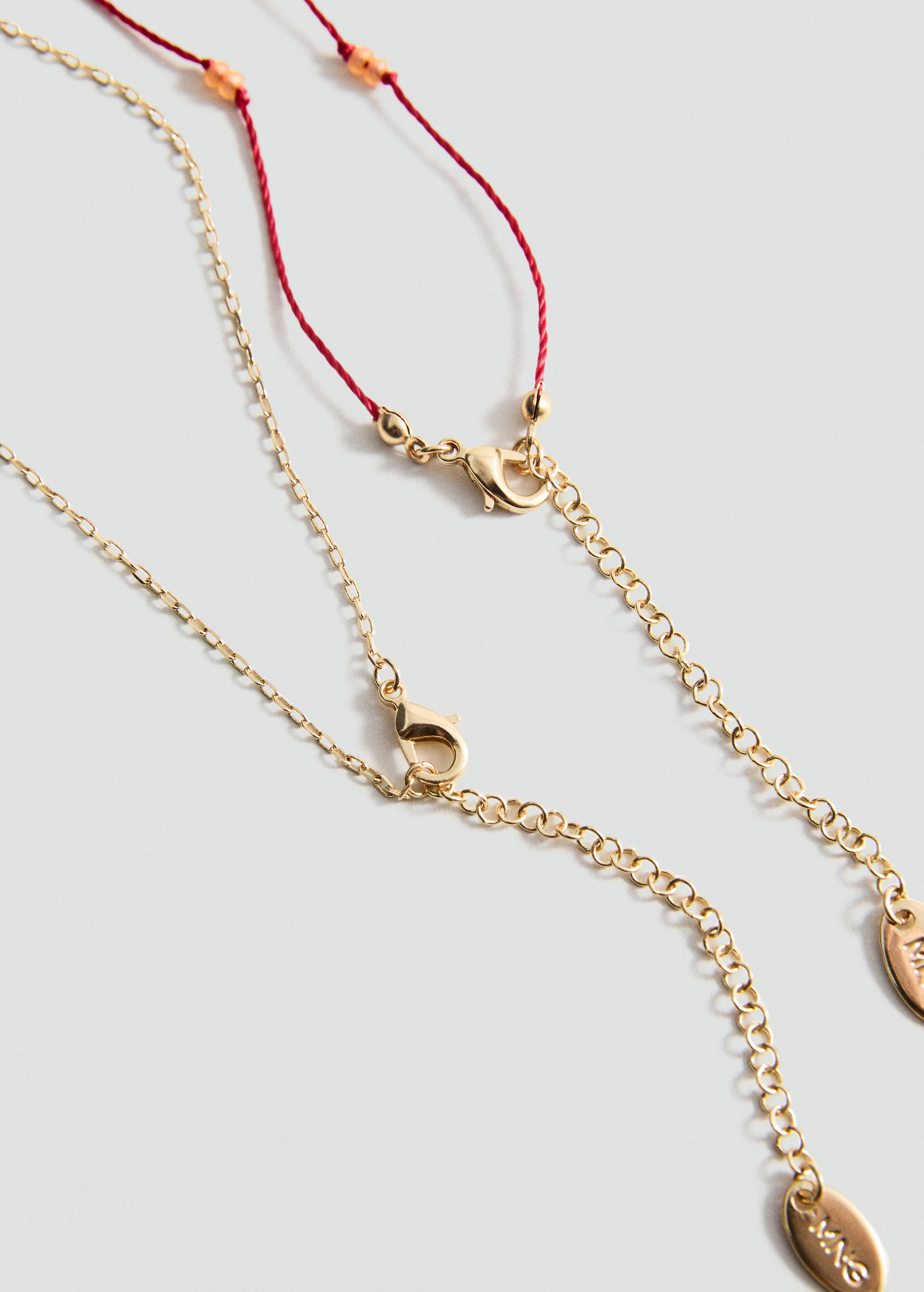 Combined double-pendant necklace - Details of the article 1