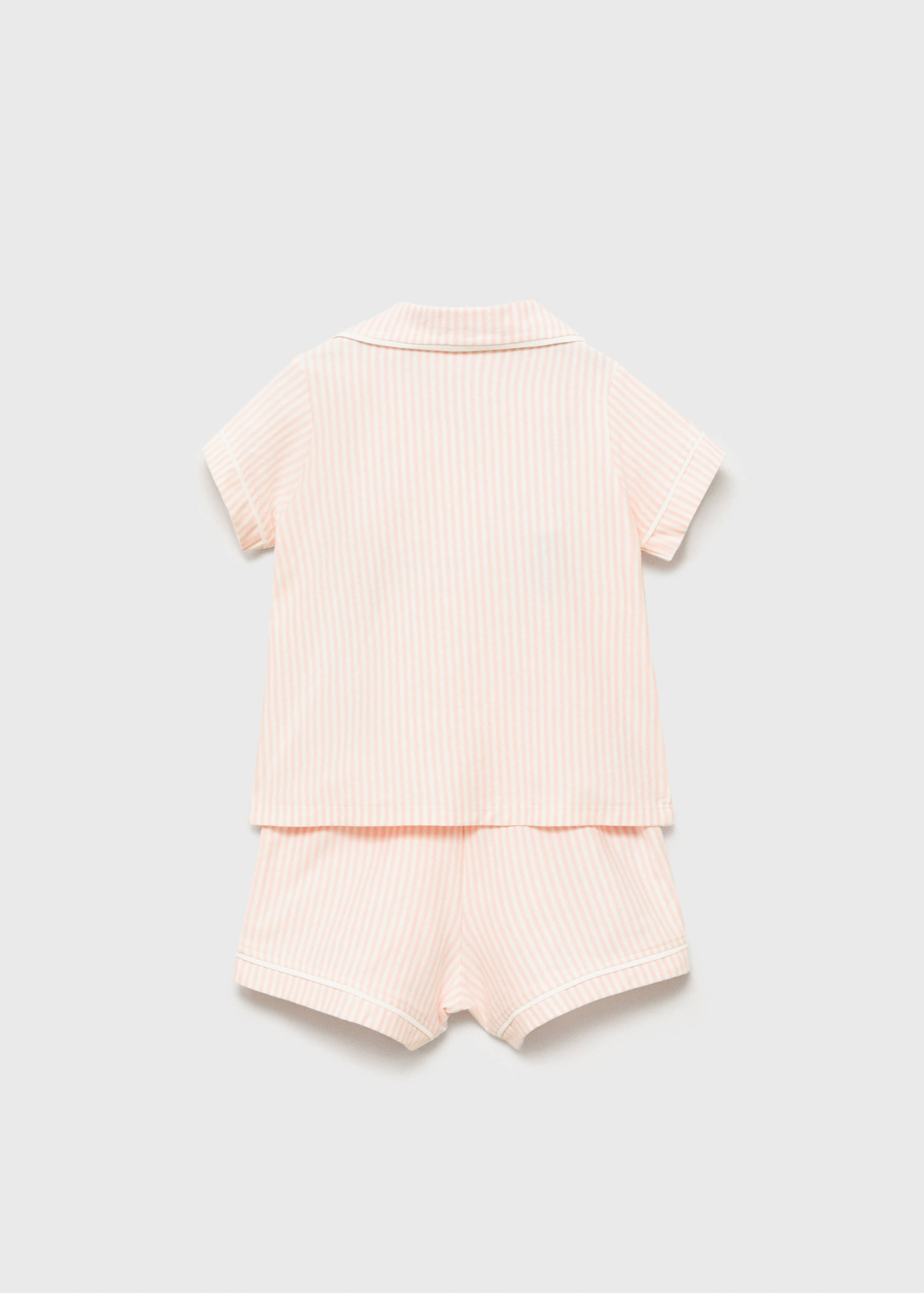 Striped short pyjamas - Reverse of the article