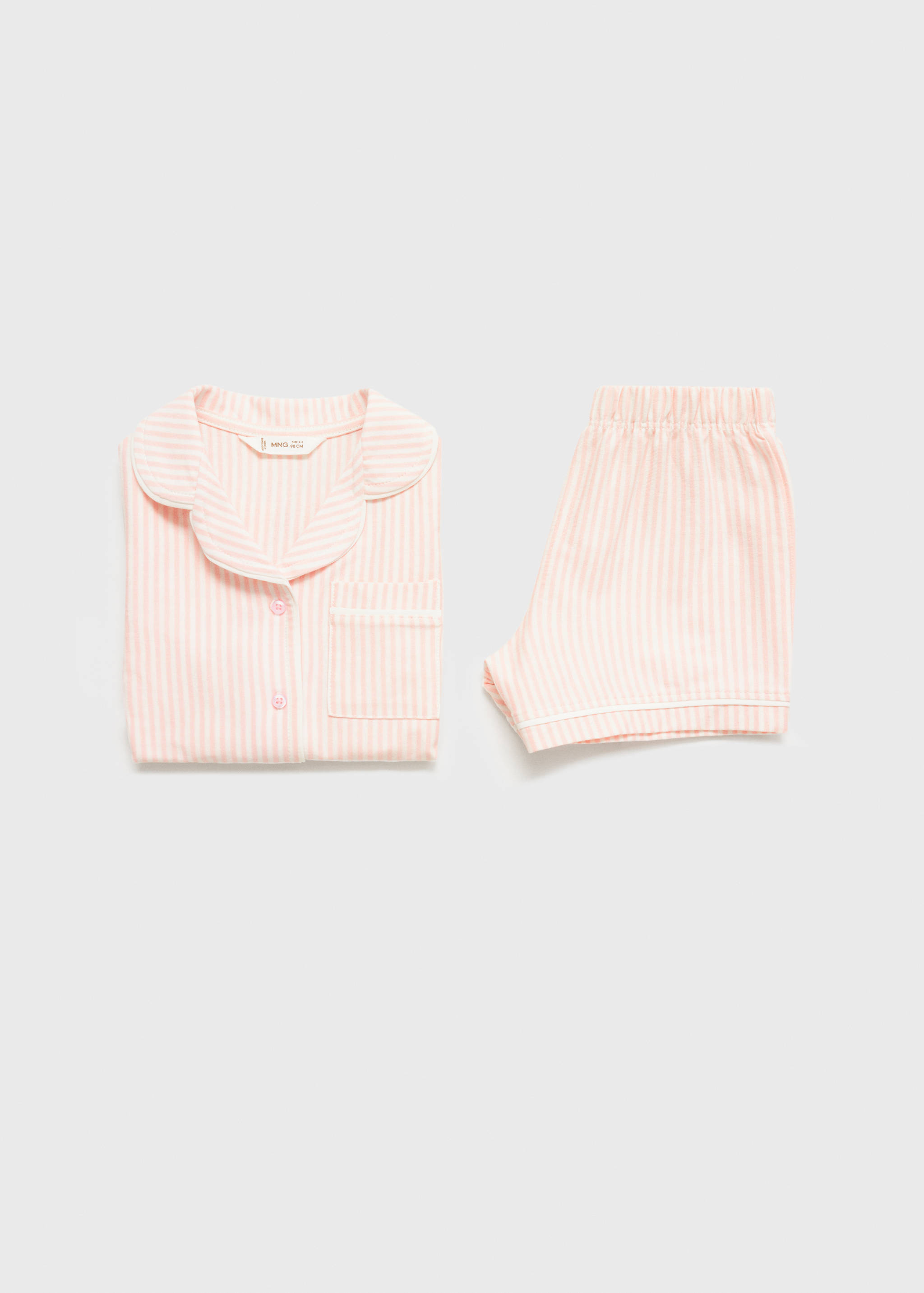 Striped short pyjamas - Details of the article 0