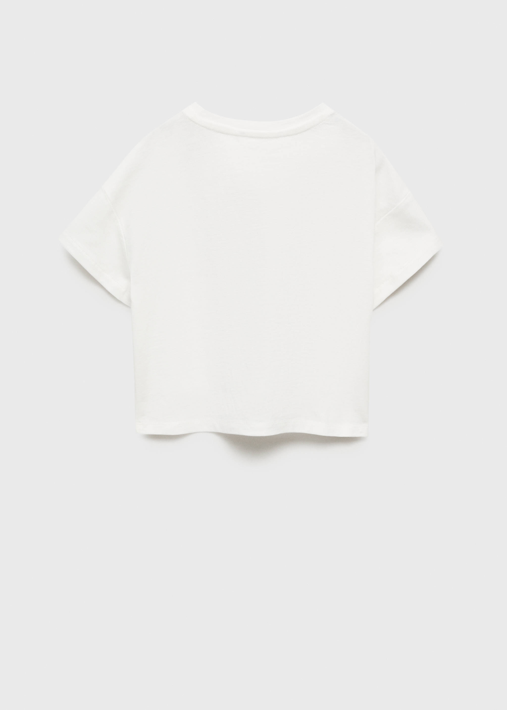 Maglietta fiori cotone - Retro dell'articolo