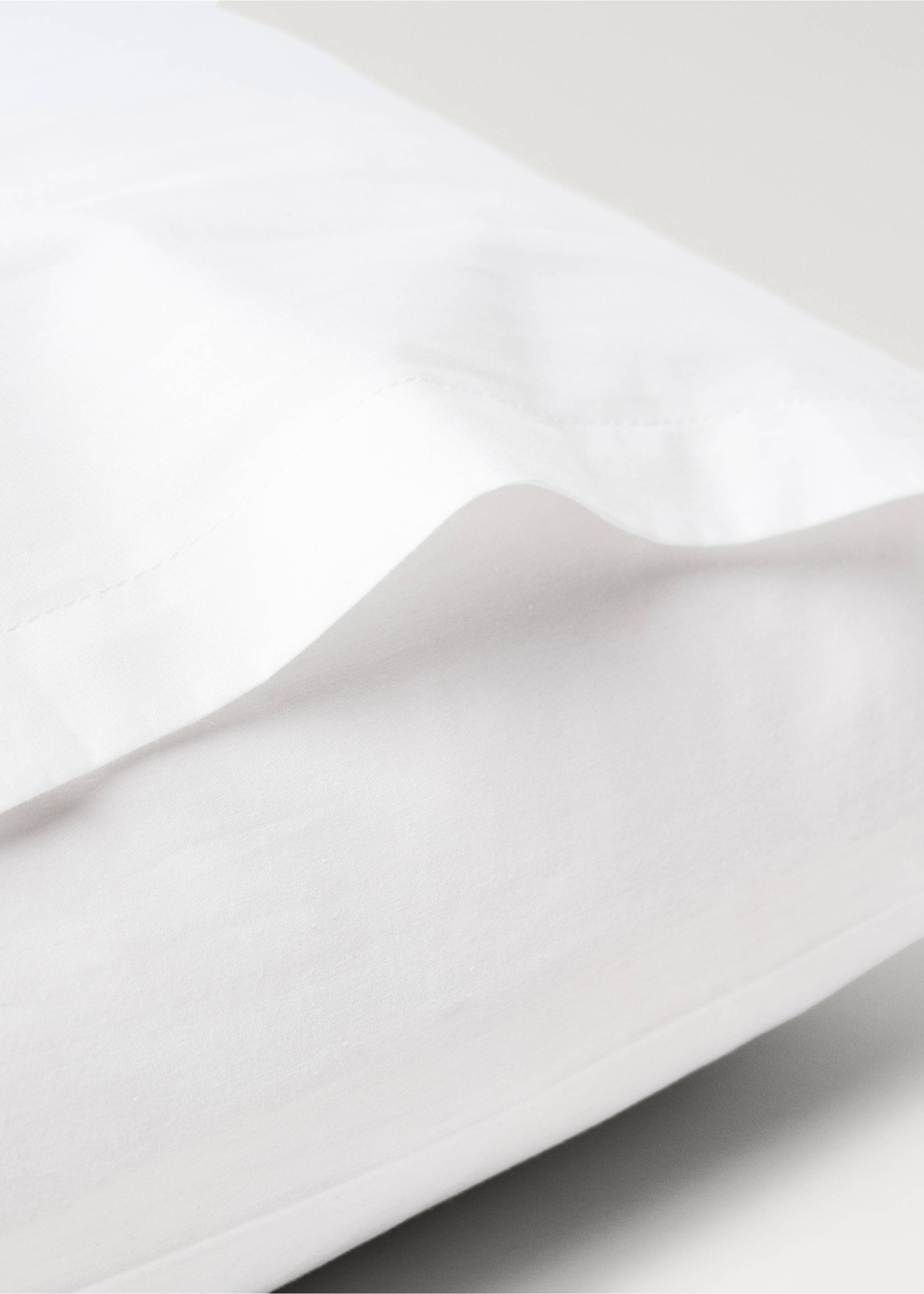 Two percale cotton tie-dye pillowcases 50x75 cm - Details of the article 1, Blue. Ref: 87015995-00.