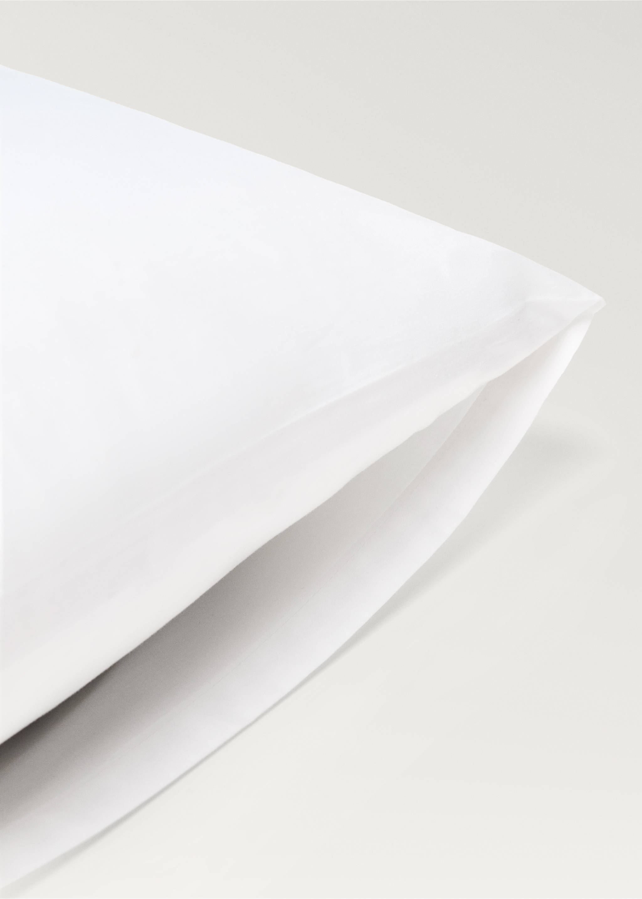 Two percale cotton tie-dye pillowcases 50x75 cm - Details of the article 2, Blue. Ref: 87015995-00.