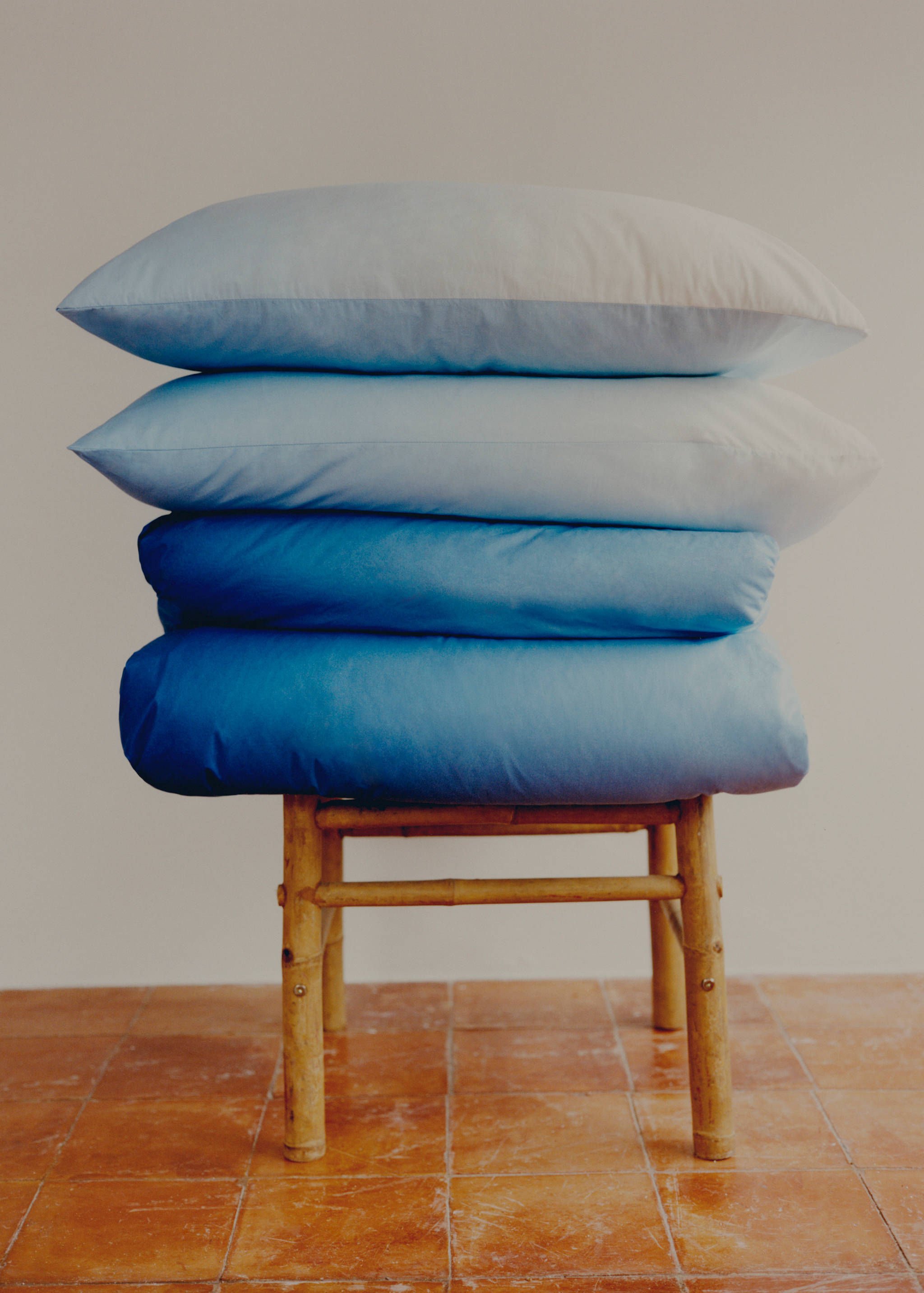 Two percale cotton tie-dye pillowcases 50x75 cm - Details of the article 6