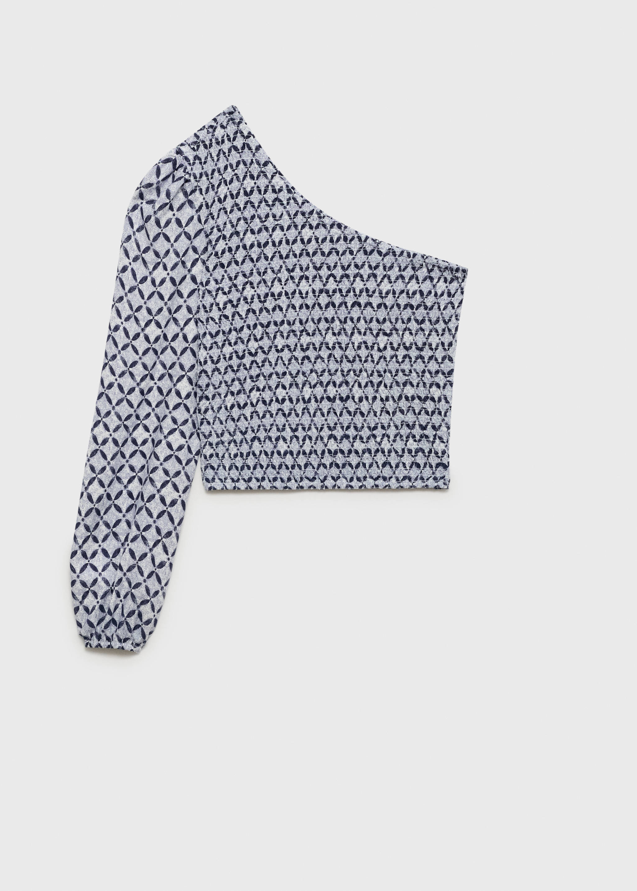 Top asimétrico estampado - Artículo sin modelo
