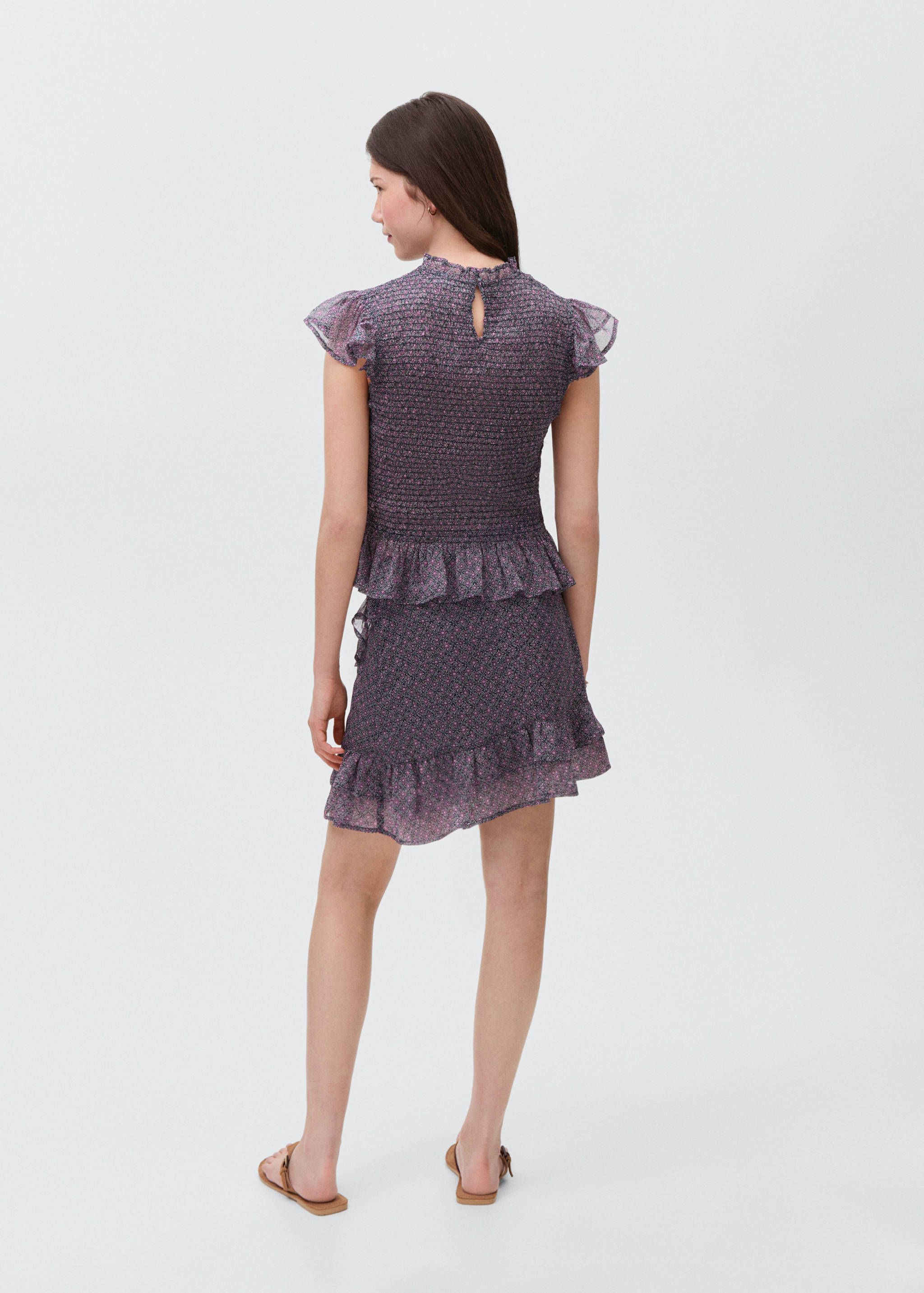 Top frunzit volant - Revers de l'article