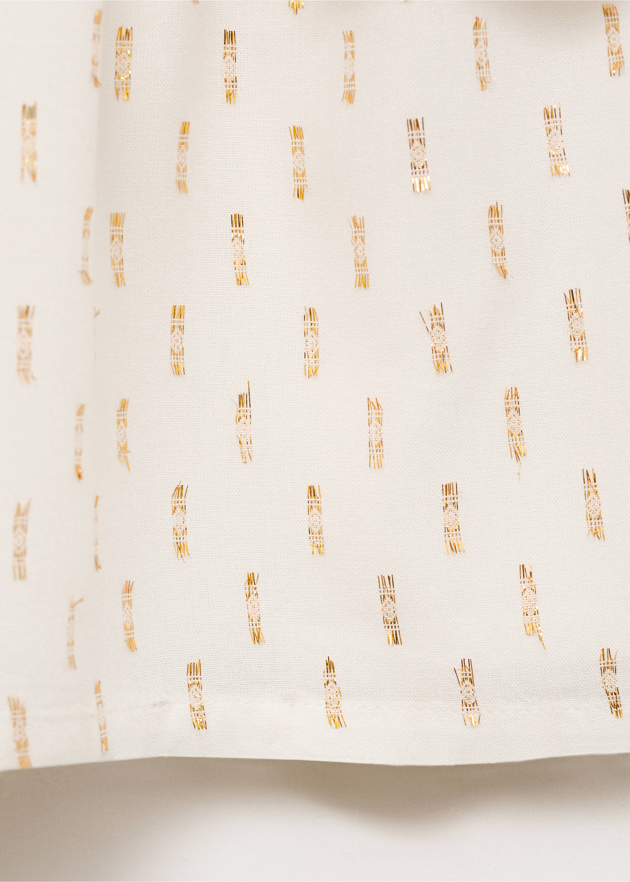 Ruffles embroidered top - Details of the article 0, Off White. Ref: 87016344-00.