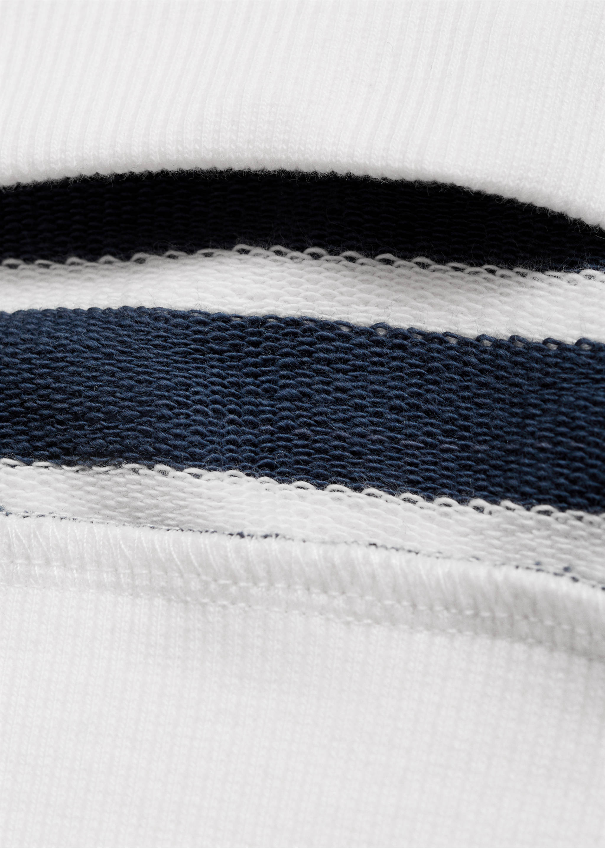 Sudadera estampado rayas - Detalle del artículo 0, Azul marino oscuro. Ref: 87016347-00.