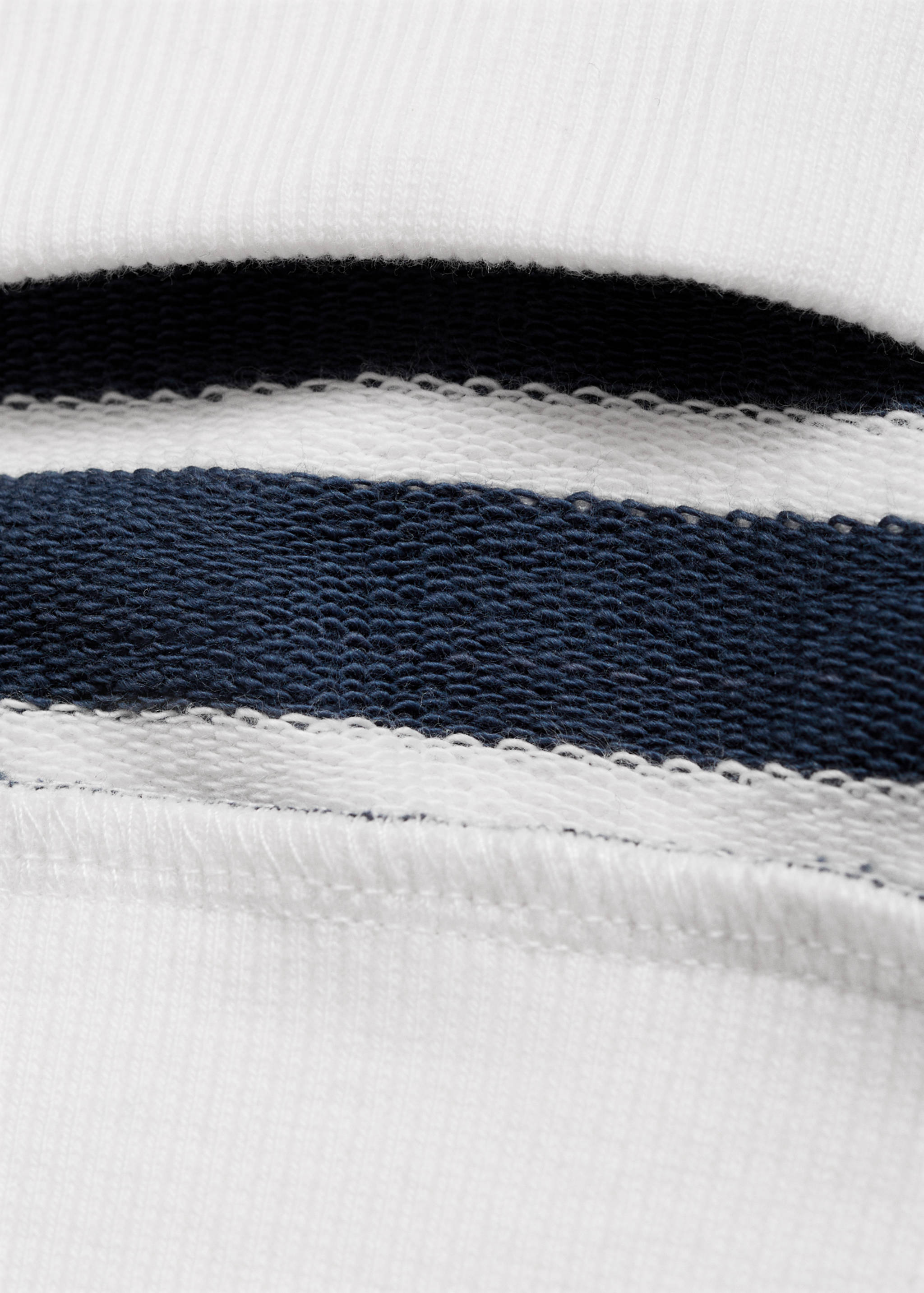 Striped print sweatshirt - Details of the article 0