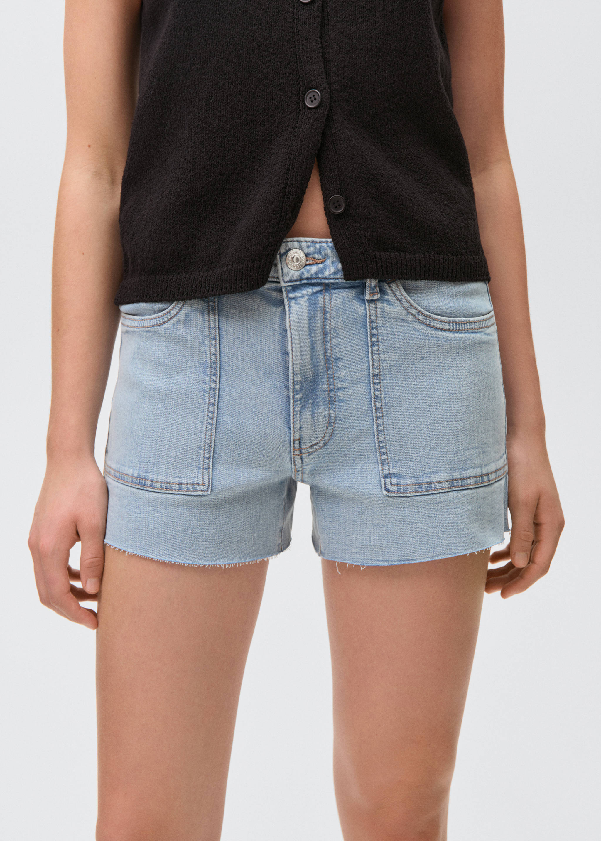 Shorts desfilats low waist - Detall de l'article 3