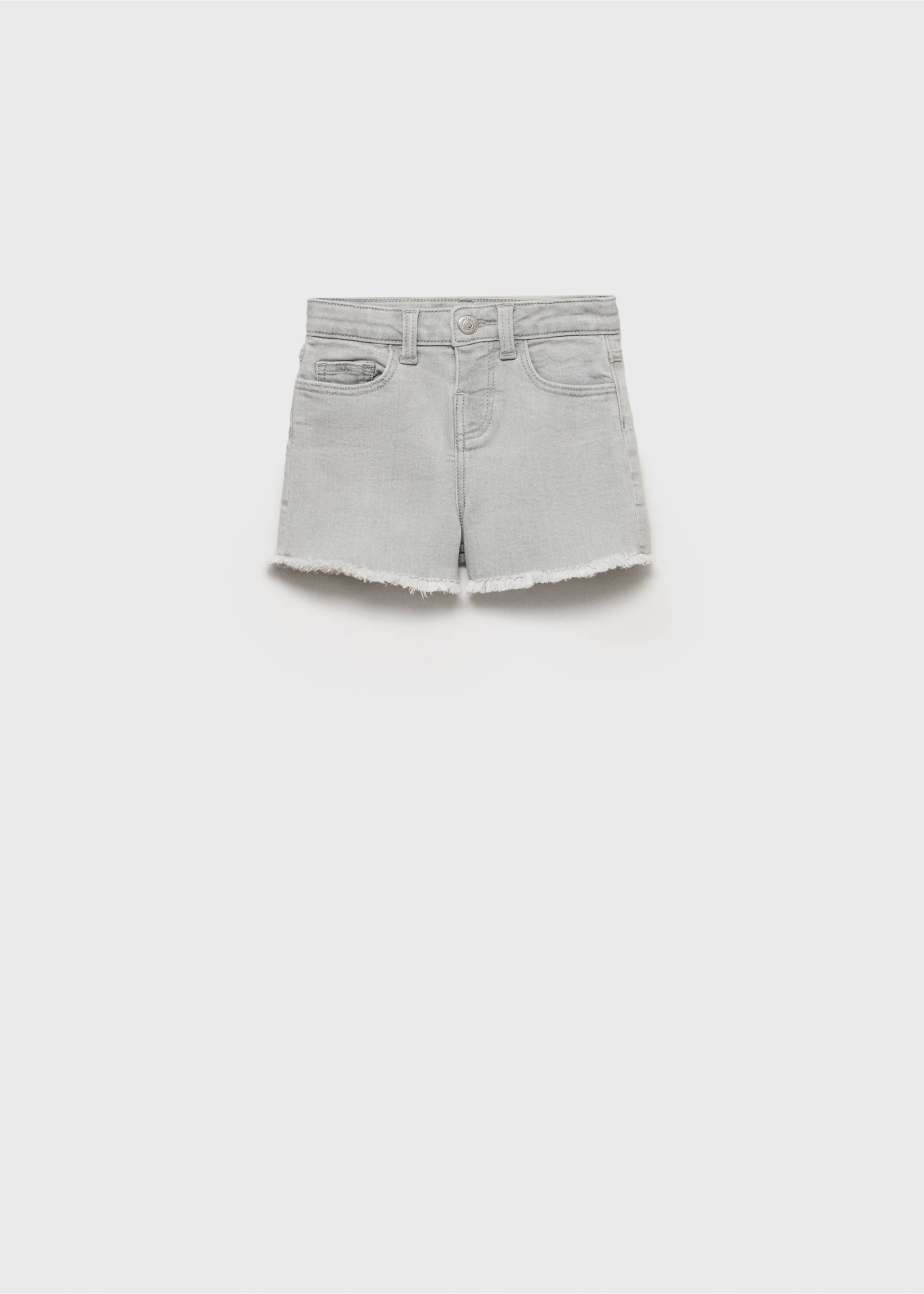 Jeansshorts mit ausgefranstem Saum - Artikel ohne Model, Denim Grau. Ref: 87016349-00.