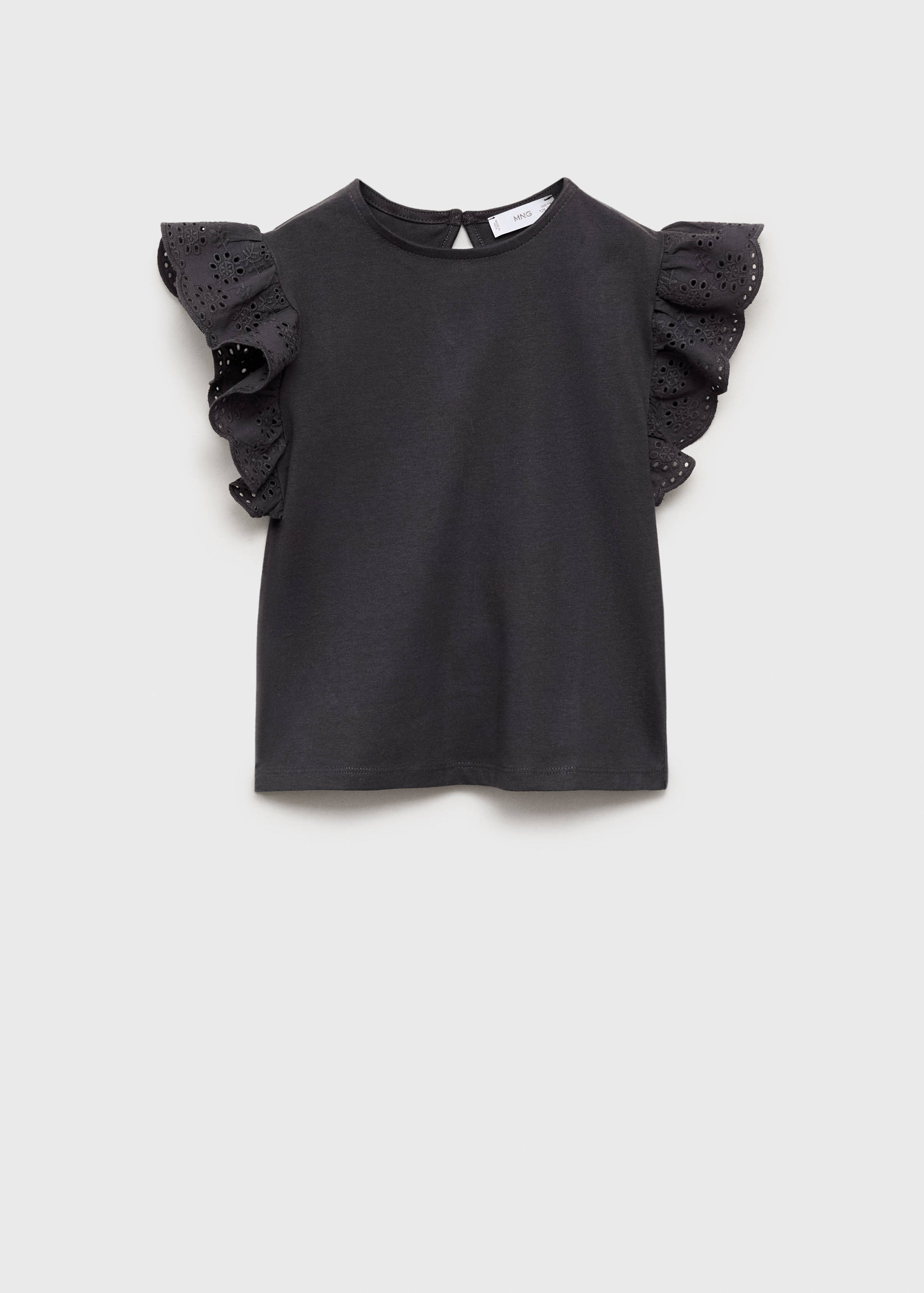 Frills embroidered t-shirt - Article without model