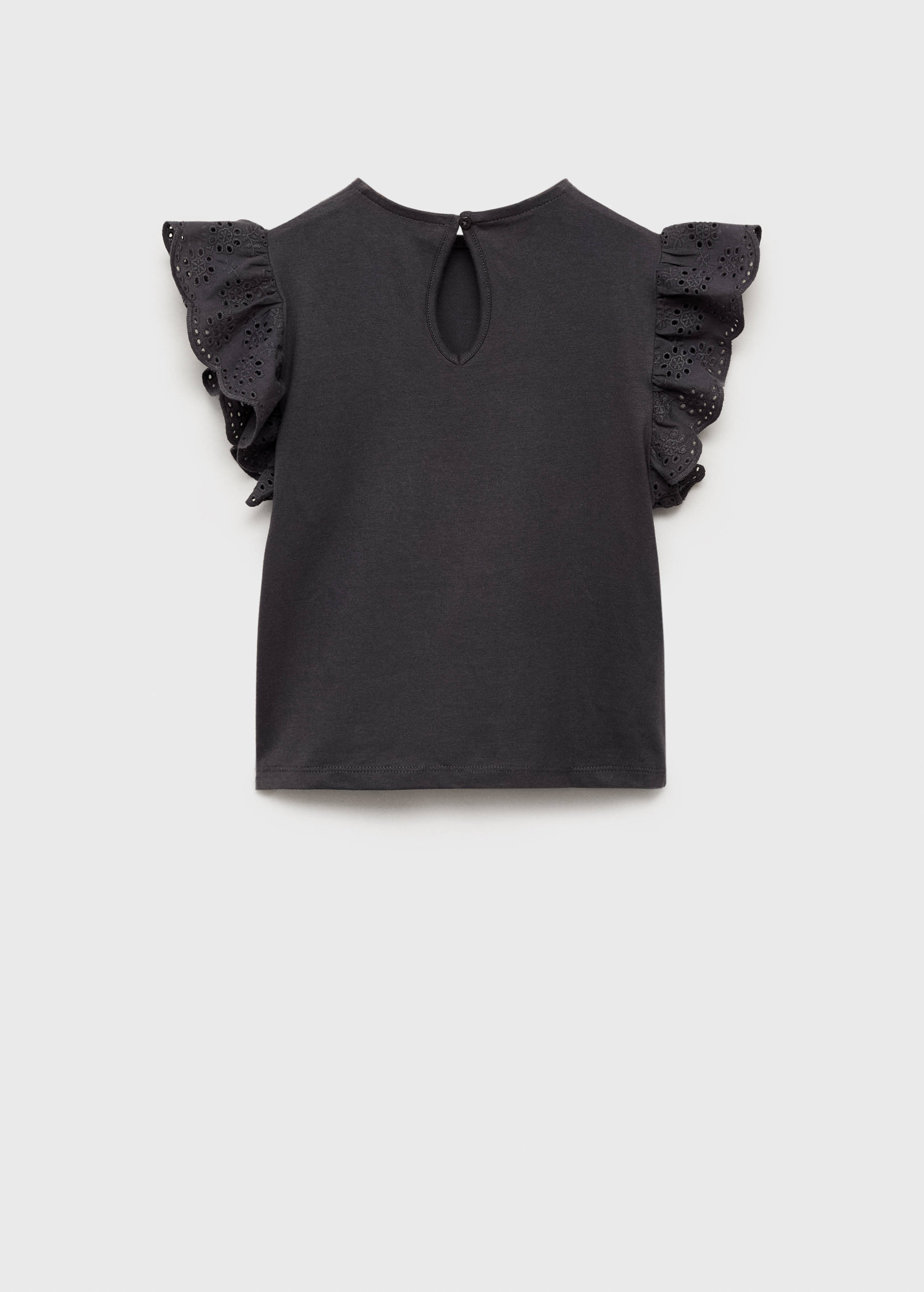 Frills embroidered t-shirt - Reverse of the article