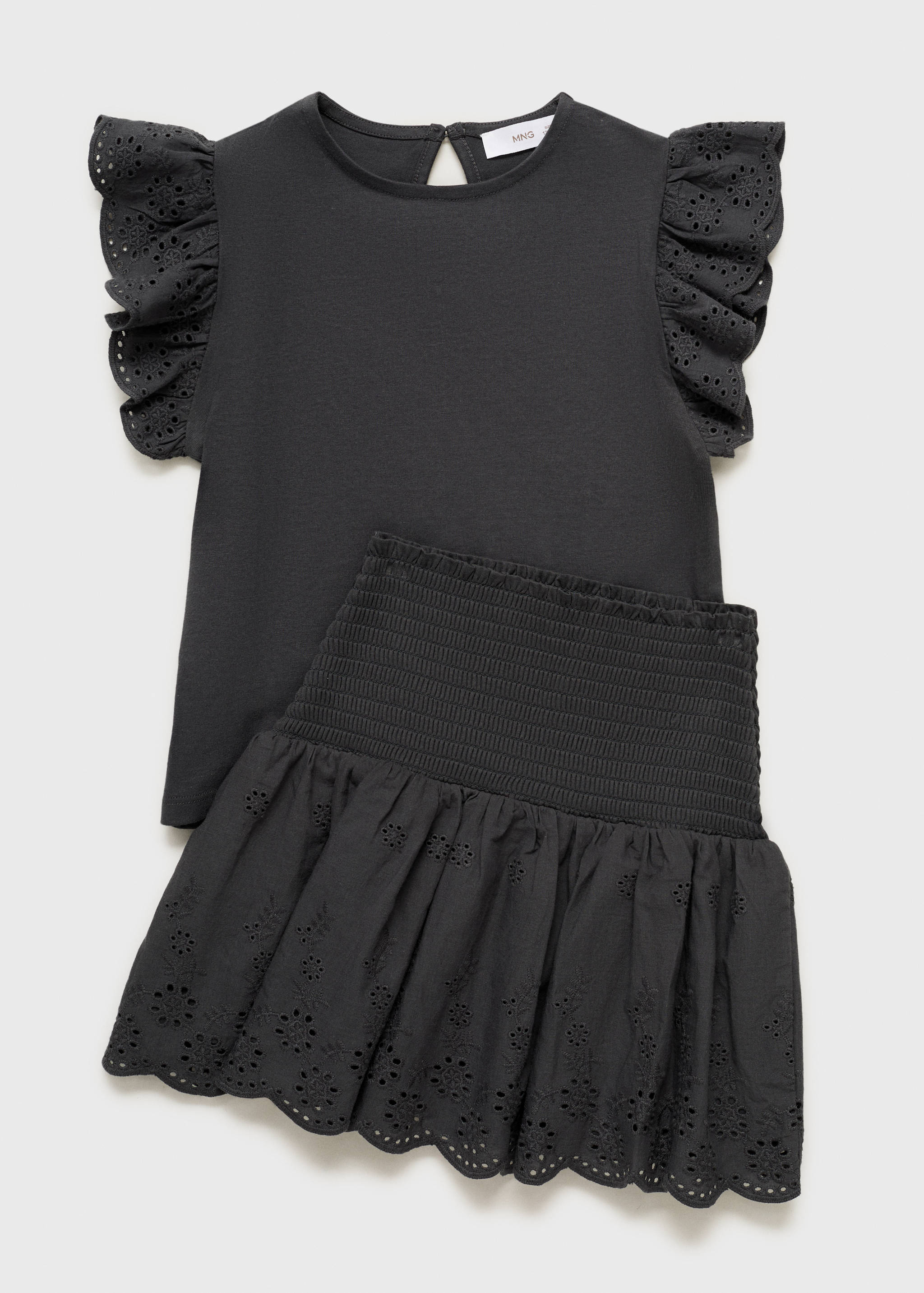 Frills embroidered t-shirt - Details of the article 8