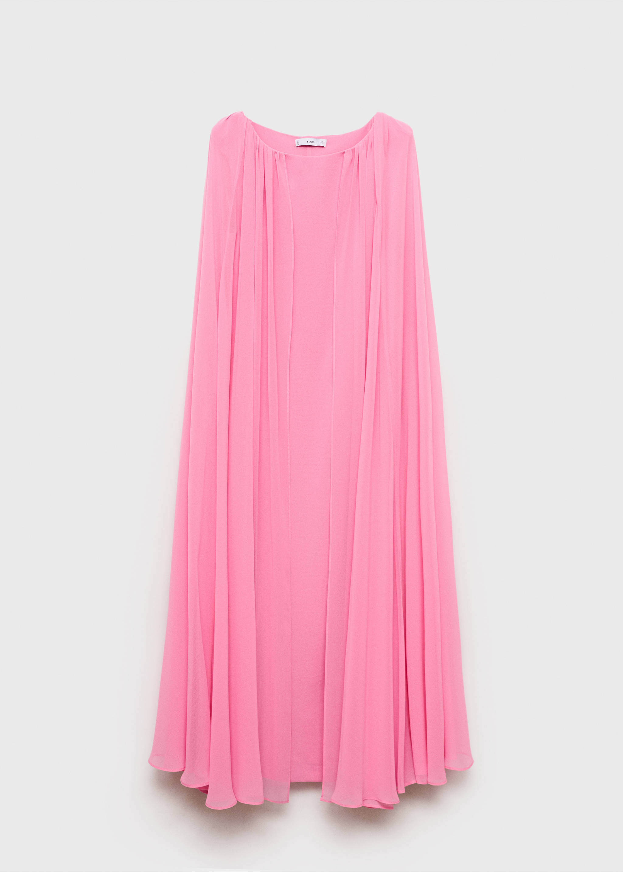 Klänning med utsvängd cape - Artikel utan modell, Rosa. Ref: 87016375-00.