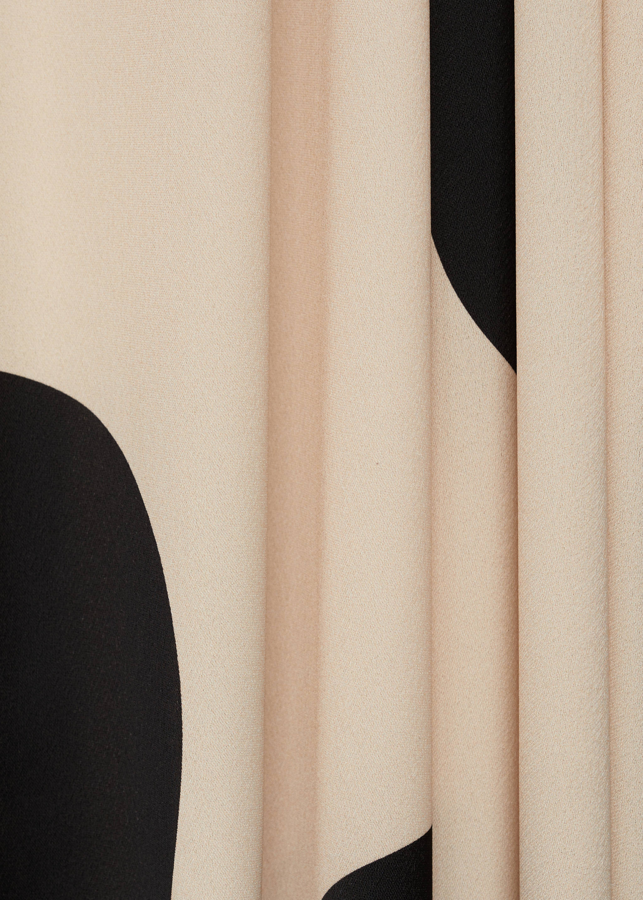 Gepunktetes drapiertes Kleid - Detail des Artikels 0