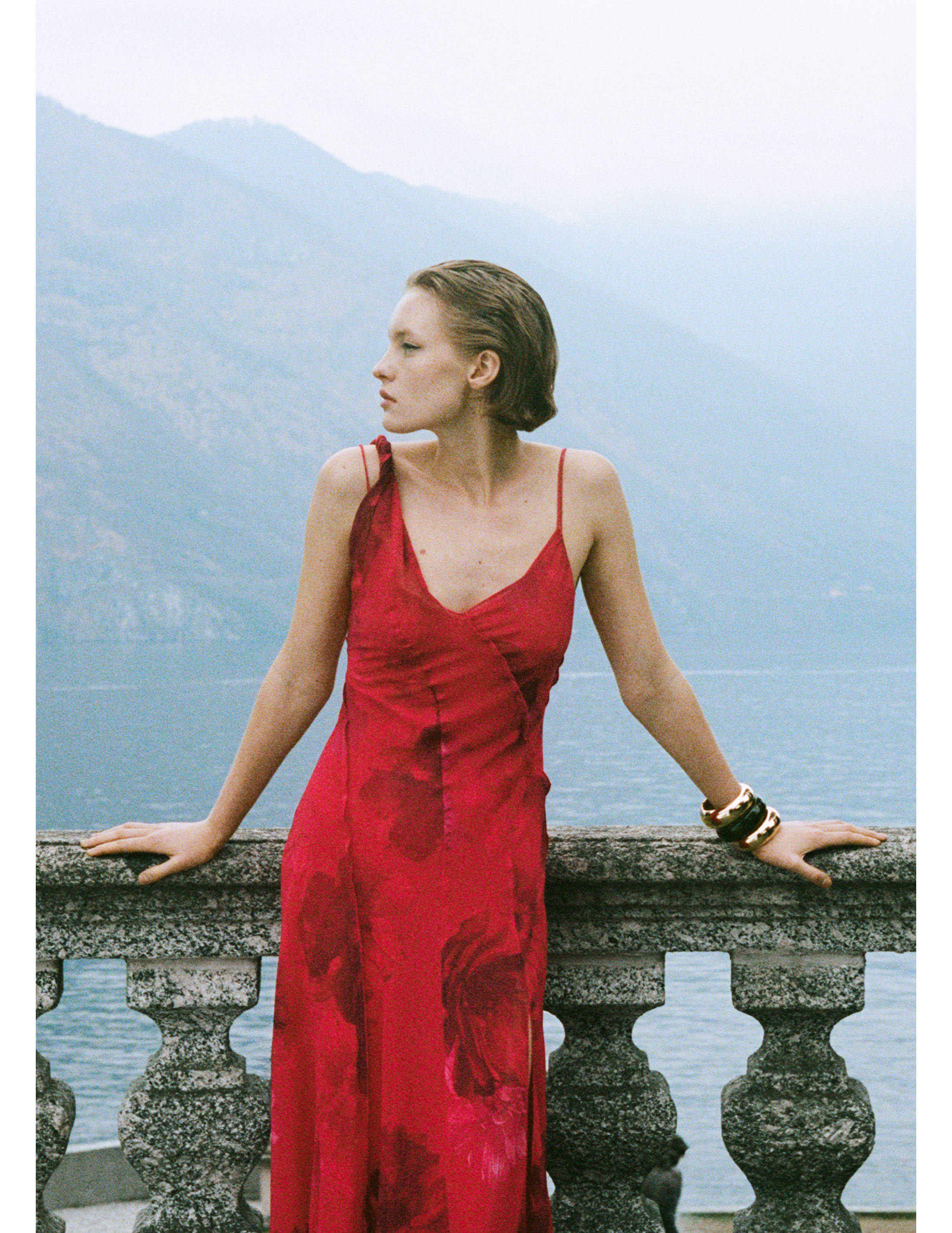 Gebloemde asymmetrische jurk - Detail van het artikel 7