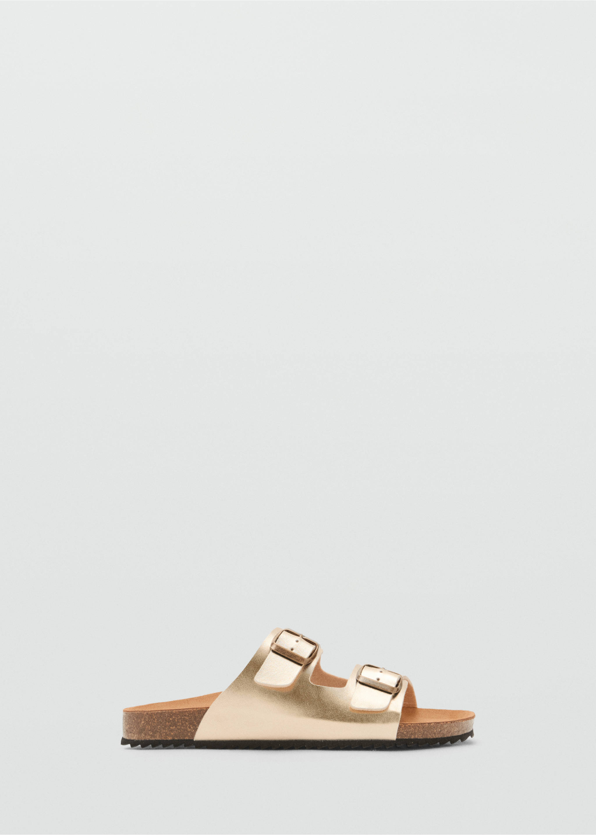 Sandàlies sivelles metal·litzades - Article sense model, Daurat. Ref: 87016381-00.