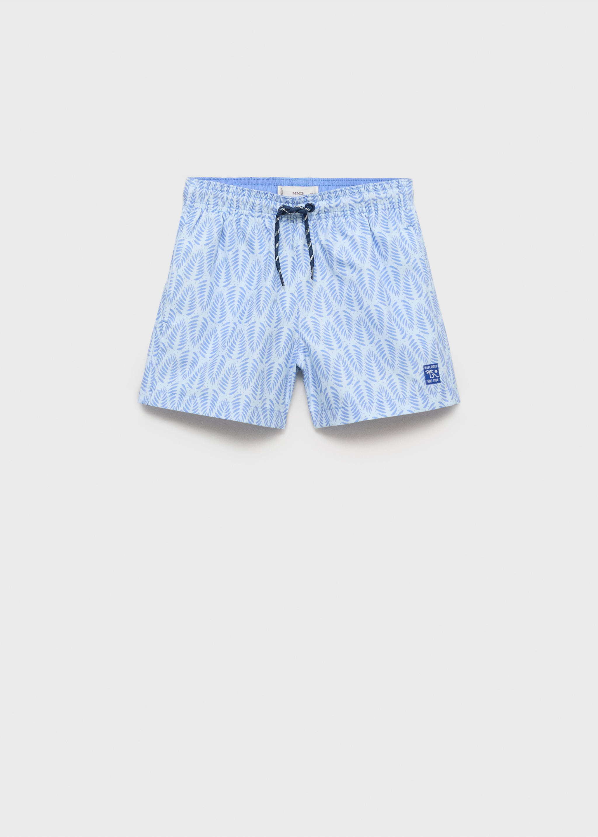Printed swimming trunks - Article without model, Sky Blue. Ref: 87016715-00.