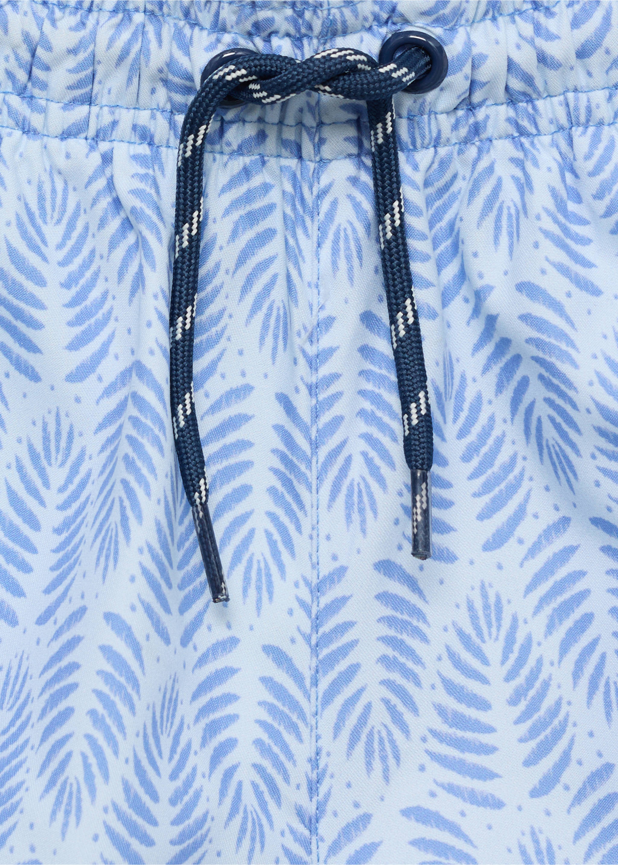 Printed swimming trunks - Details of the article 8, Sky Blue. Ref: 87016715-00.
