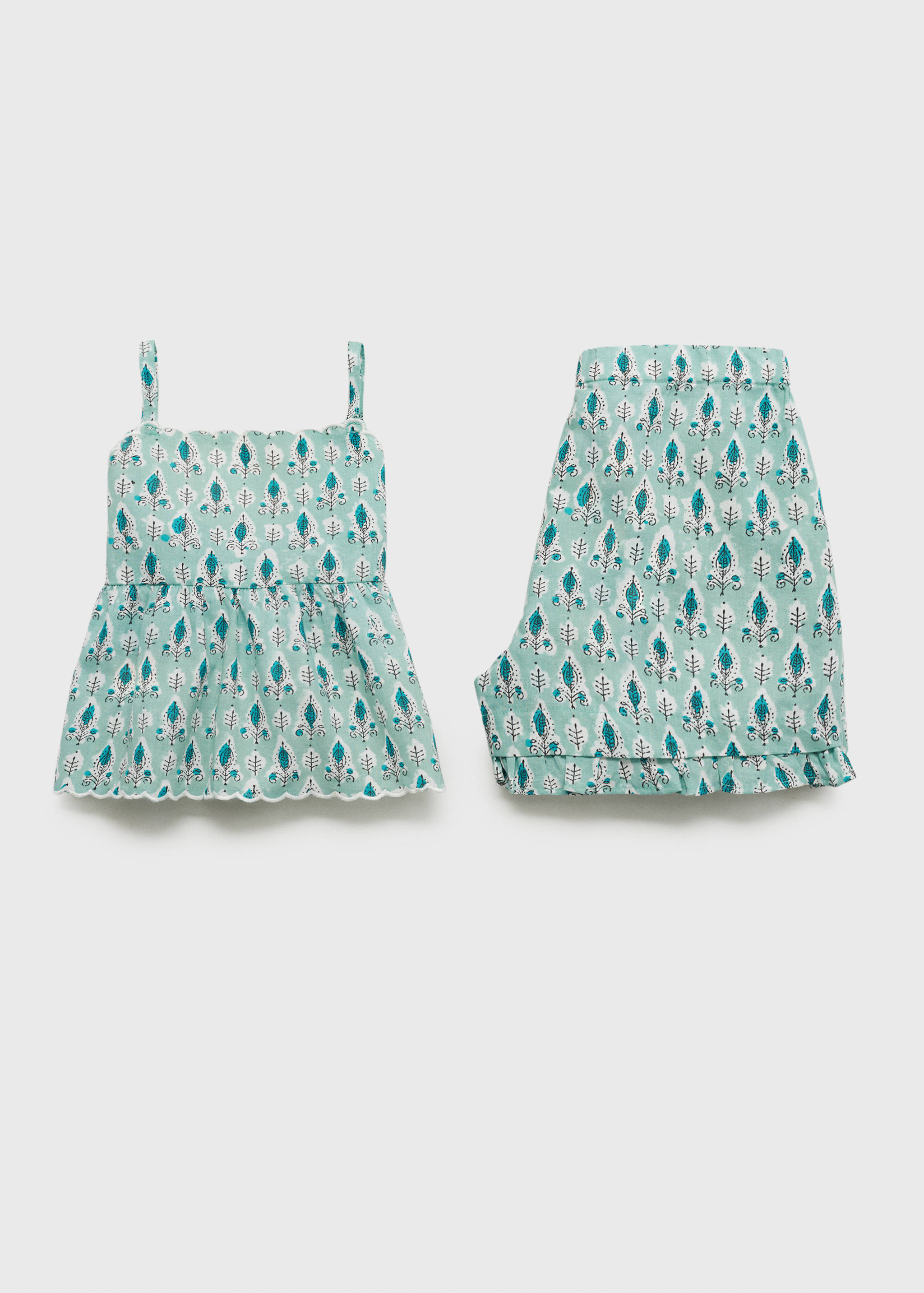 Printed short pyjamas - Details of the article 8