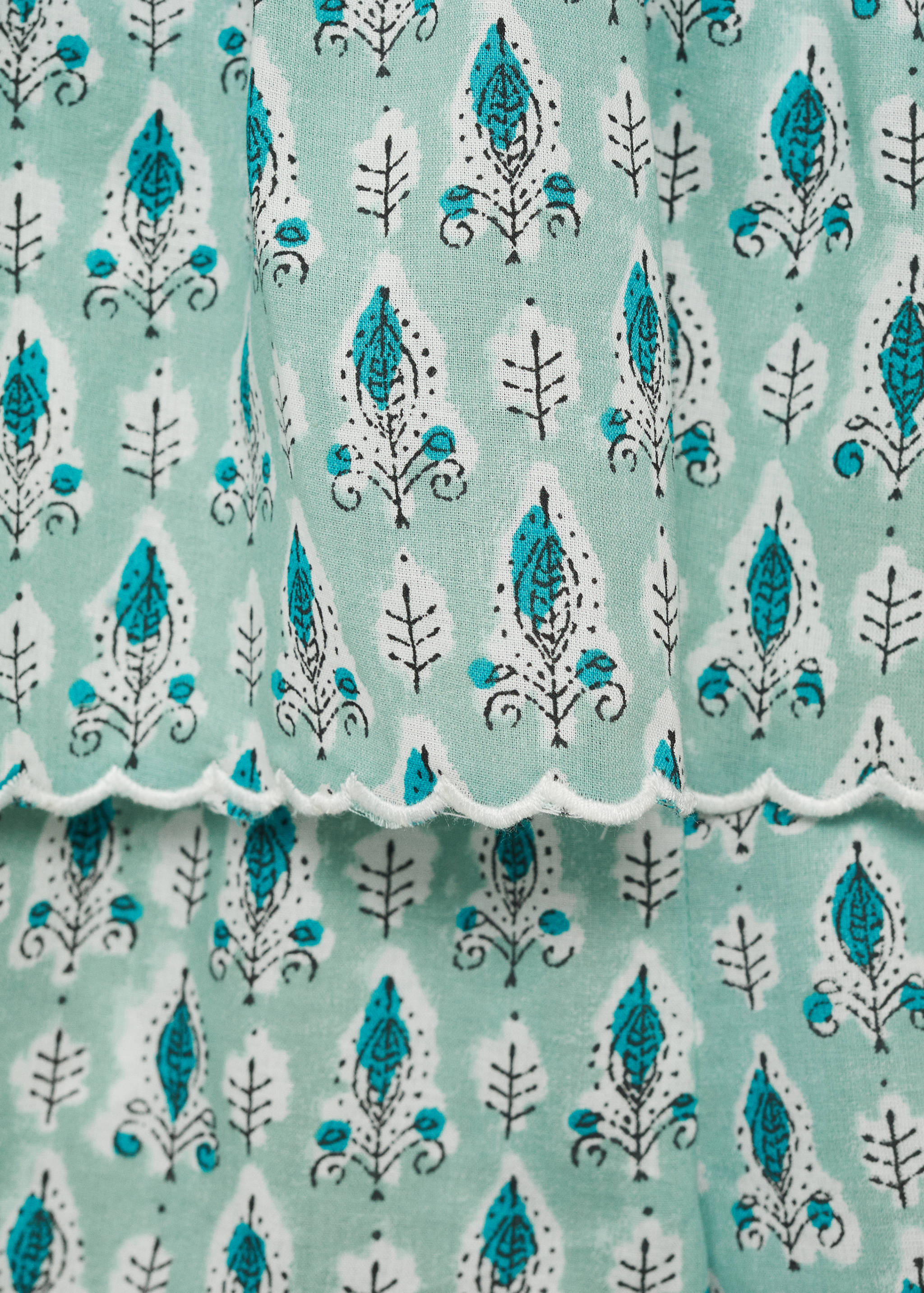 Printed short pyjamas - Details of the article 0